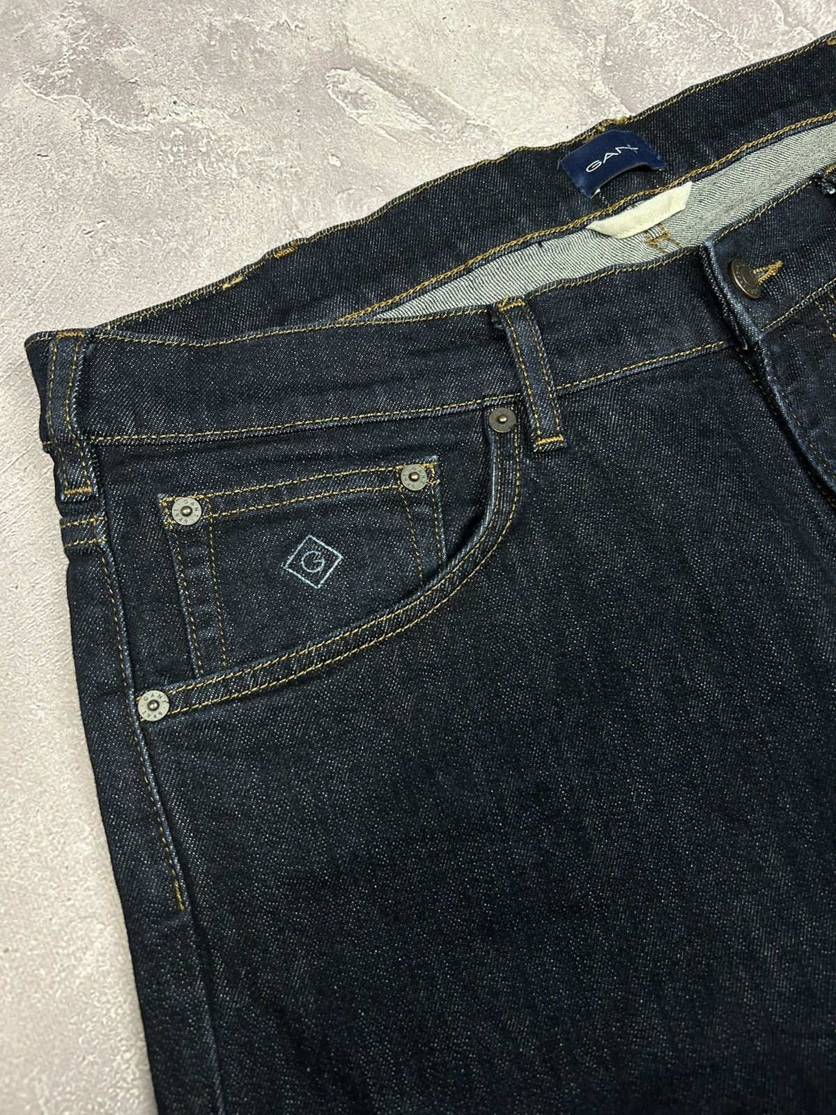 Gant GANT Regular Fit Dark Blue Jeans W36 L34 Size US 36 / EU 52 - 7 Thumbnail