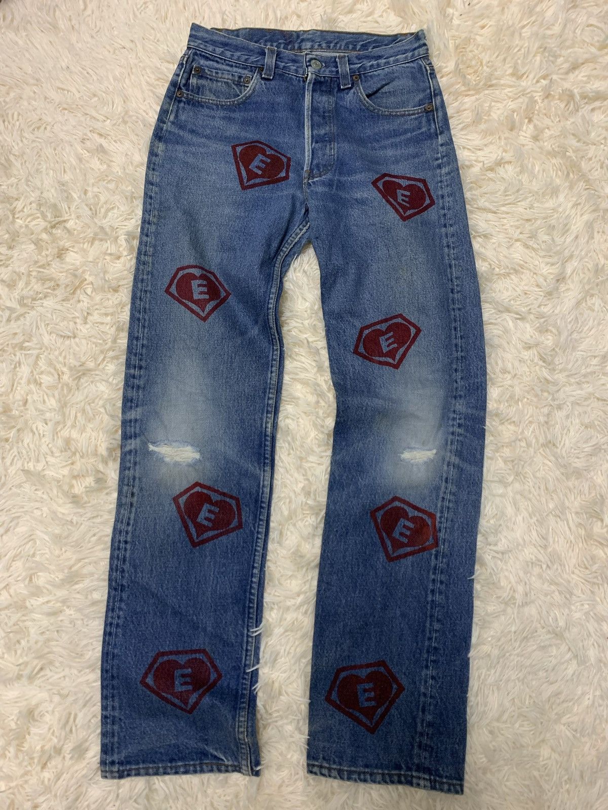 Levi's Vintage 80s Levis 501 X Super Lovers Japanese Designer Jeans Size US 28 / EU 44 - 1 Thumbnail
