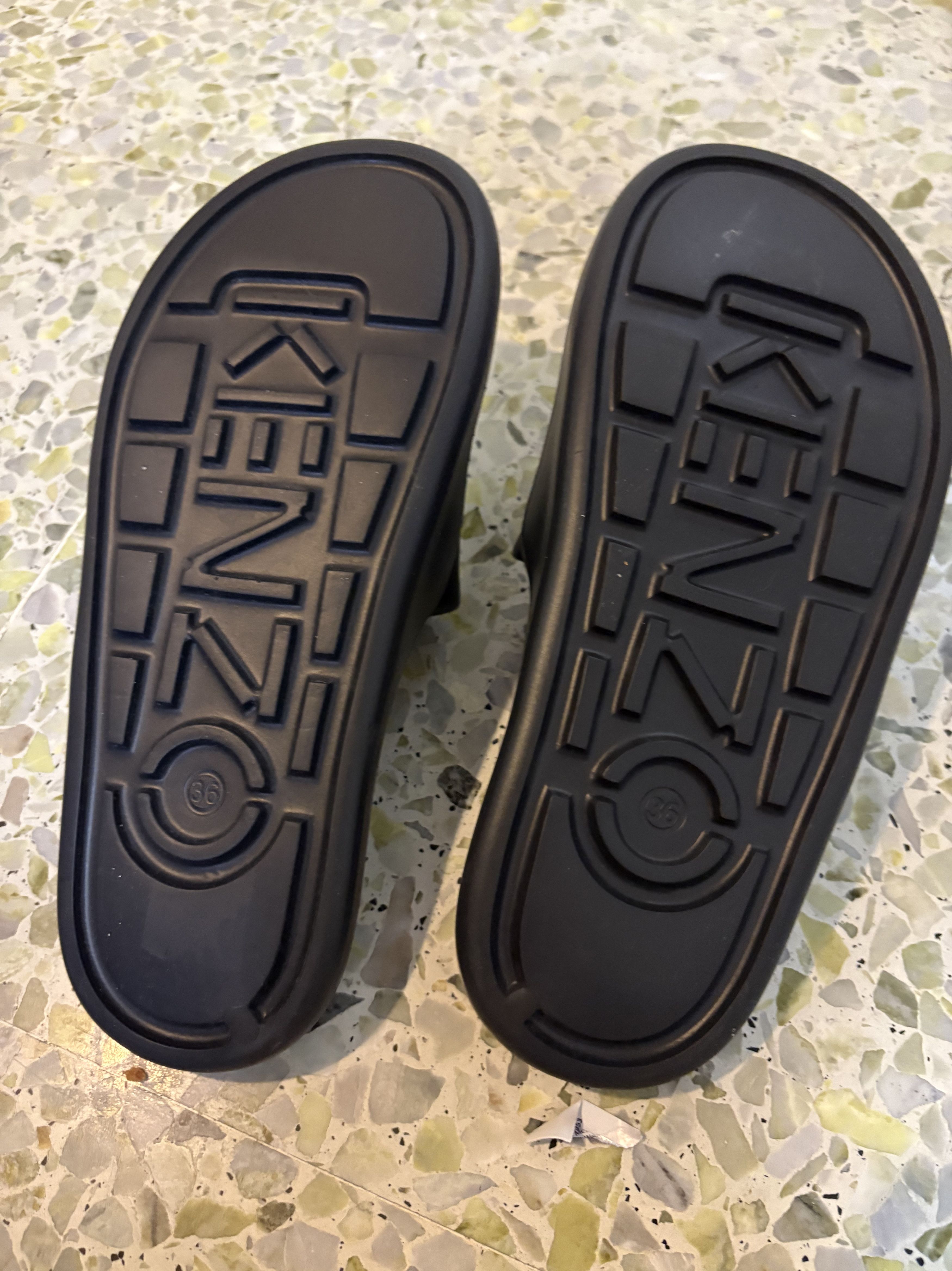 Kenzo Kenzo Pool Mule Tiger Head Slippers Size US 5 / IT 35 - 4 Thumbnail