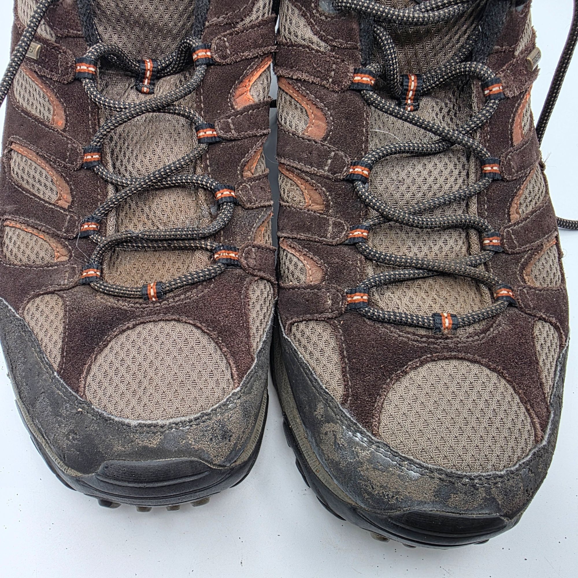 Merrell Merrell Moab Mens Size 15 Brown Hiking Shoes Gore-Tex Vibram Size US 15 / EU 48 - 7 Thumbnail
