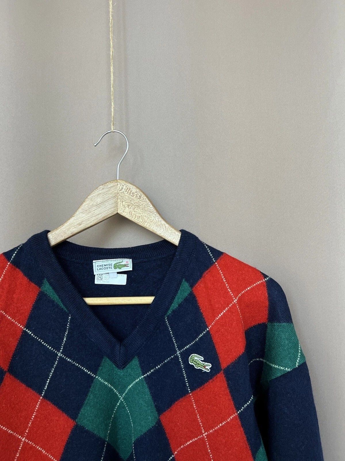 Lacoste Chemise Lacoste Wool Sweater Womens Size 4 or M Jumper Size M / US 6-8 / IT 42-44 - 6 Thumbnail