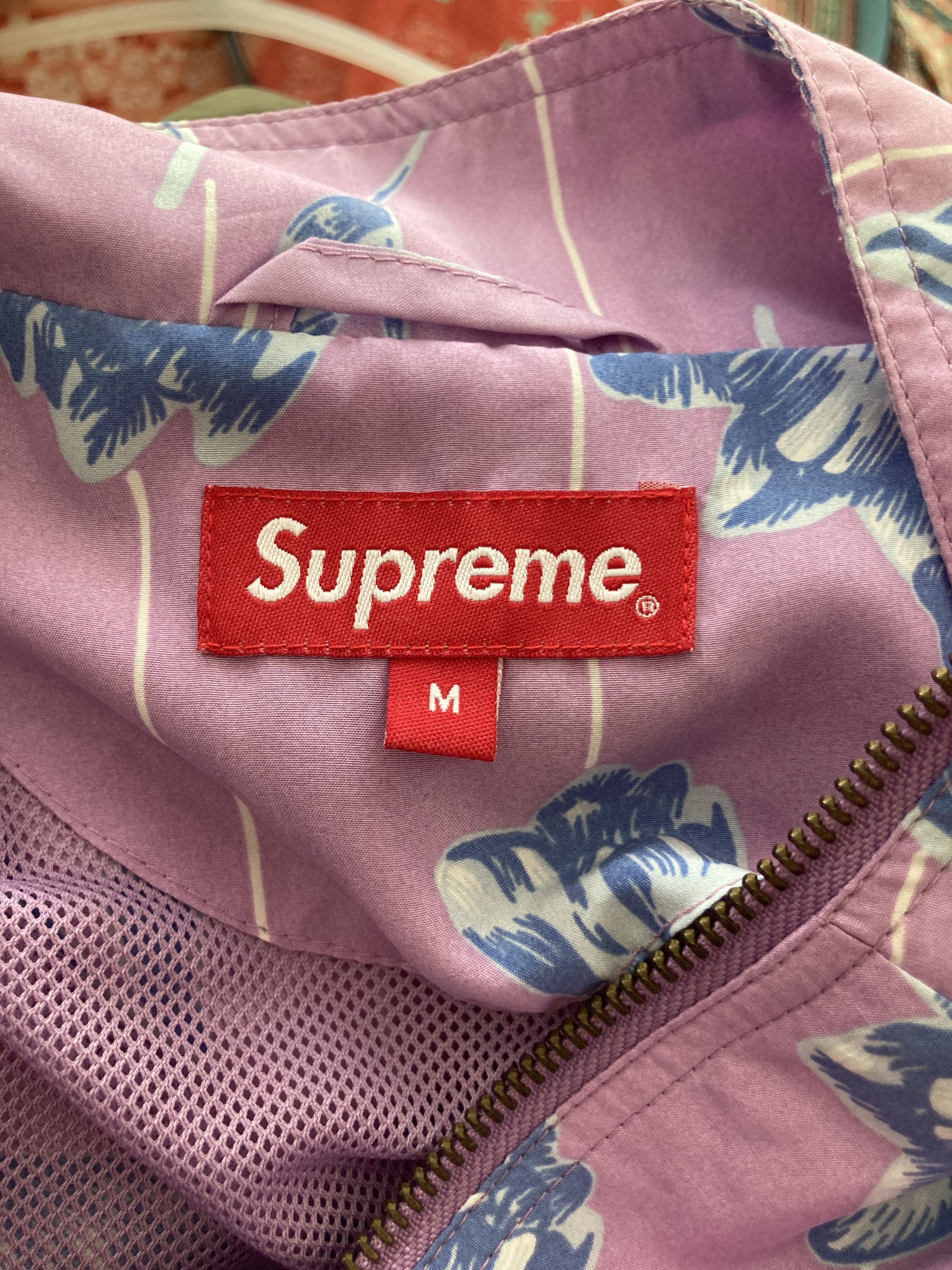 Supreme Supreme Floral Silk Track Jacket SS2019 Roses Pink Size US M / EU 48-50 / 2 - 5 Thumbnail