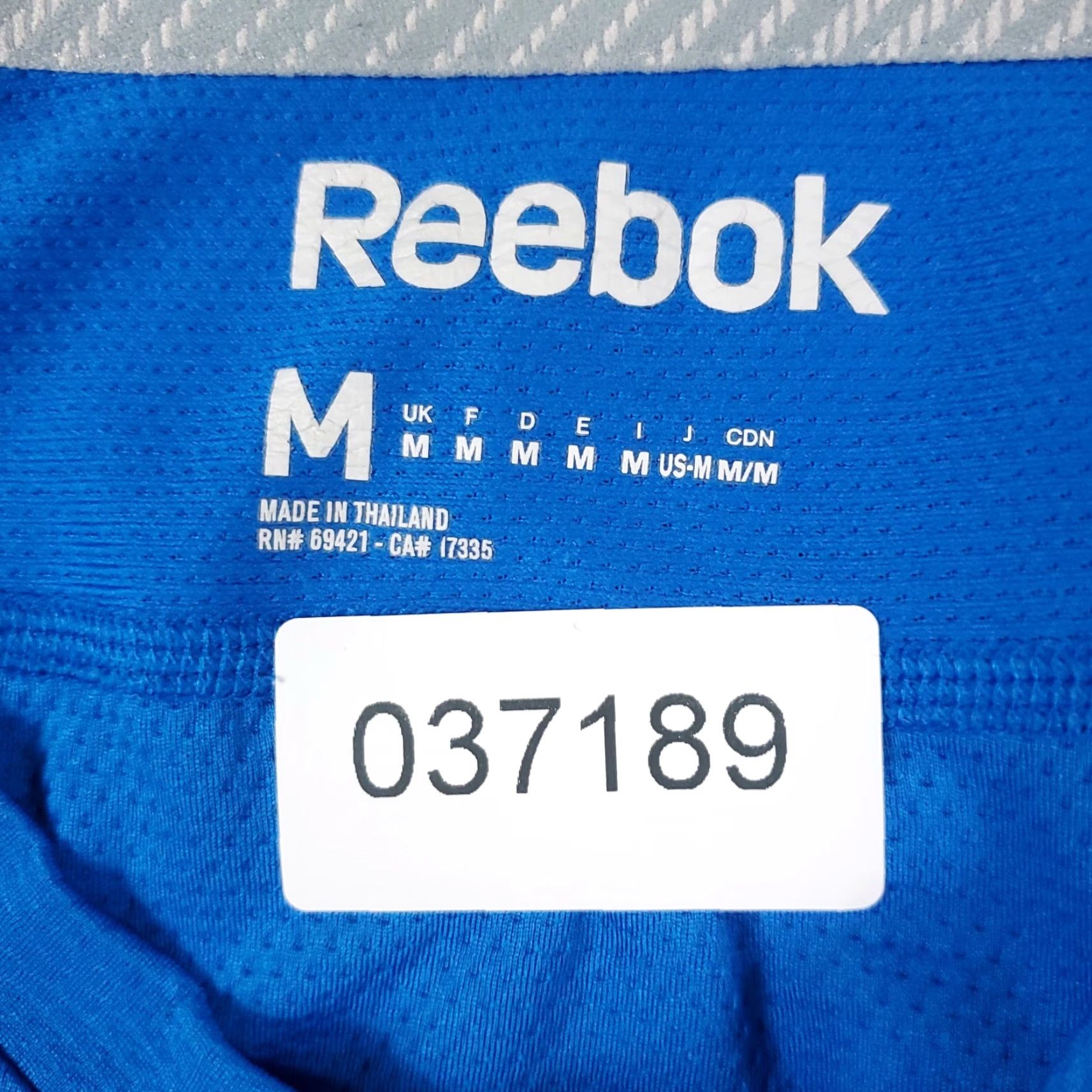 Reebok Reebok T Shirt Mens Size Medium Blue Active Gym Work Out Pullover Short Sleeve * Size US M / EU 48-50 / 2 - 7 Thumbnail