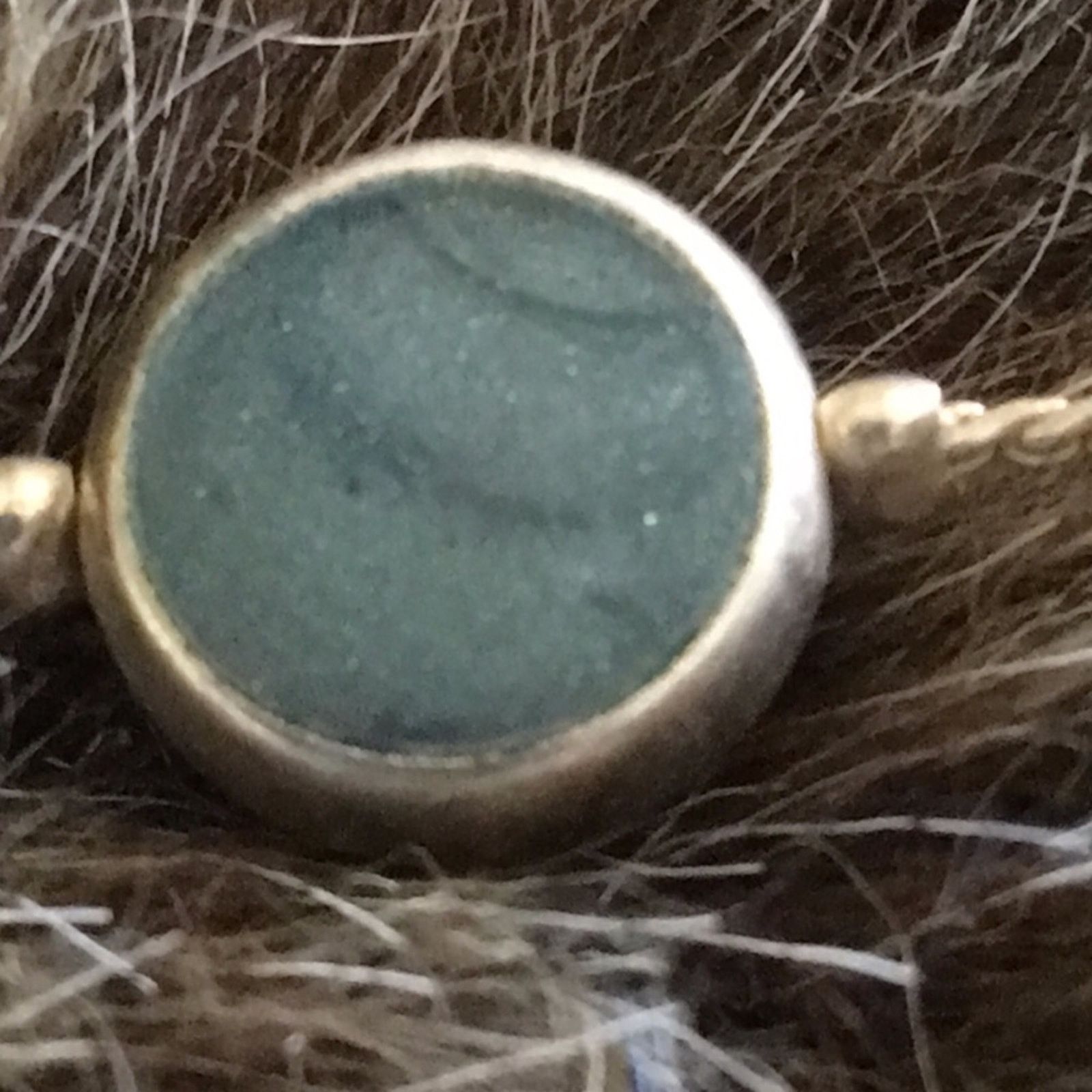 Vintage Vintage silver tone chain blue enamel bracelet Size ONE SIZE - 6 Thumbnail