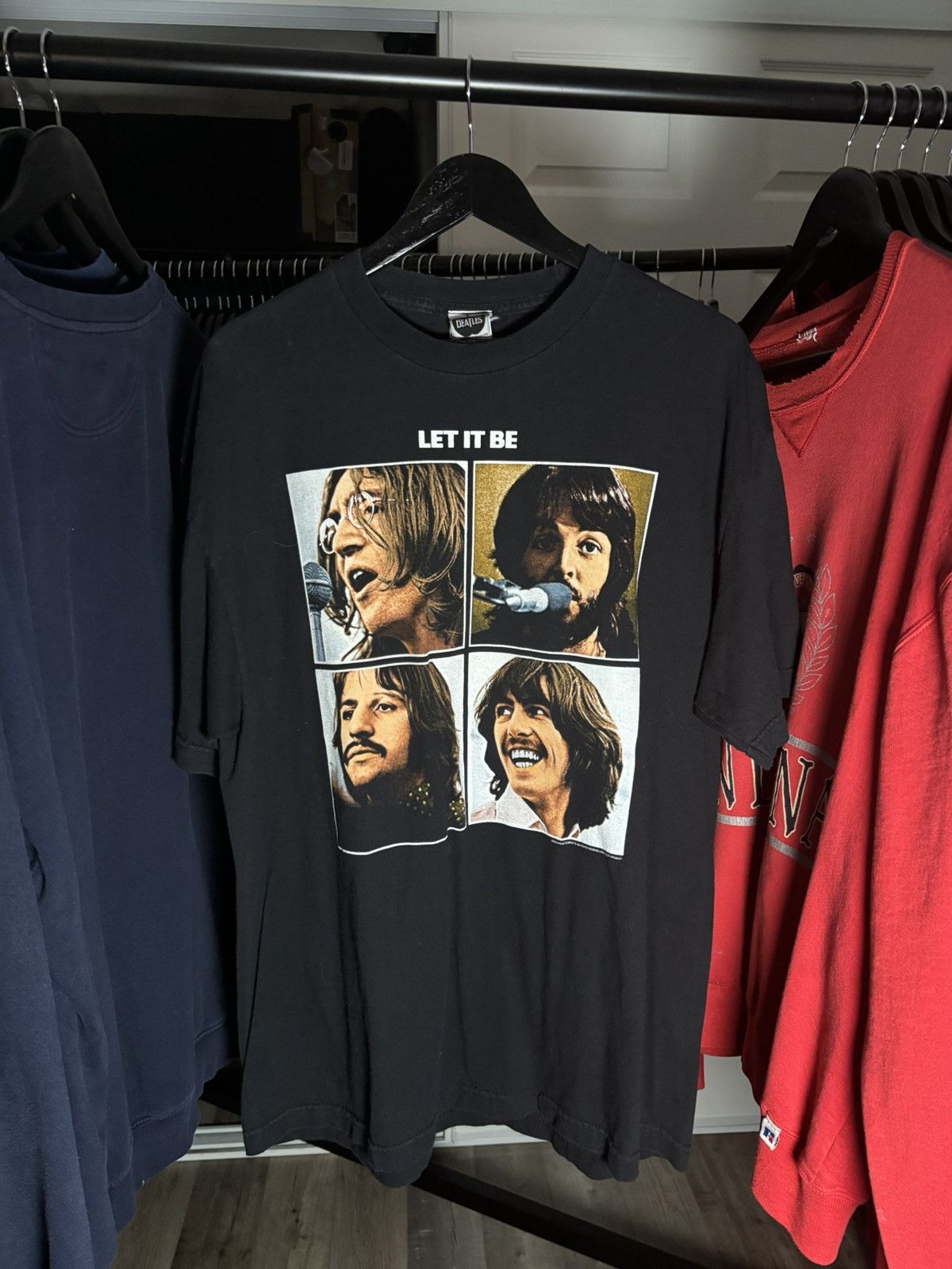 Vintage Vintage Beatles 02 Tour T-Shirt Black Size US XL / EU 56 / 4 - 1 Thumbnail