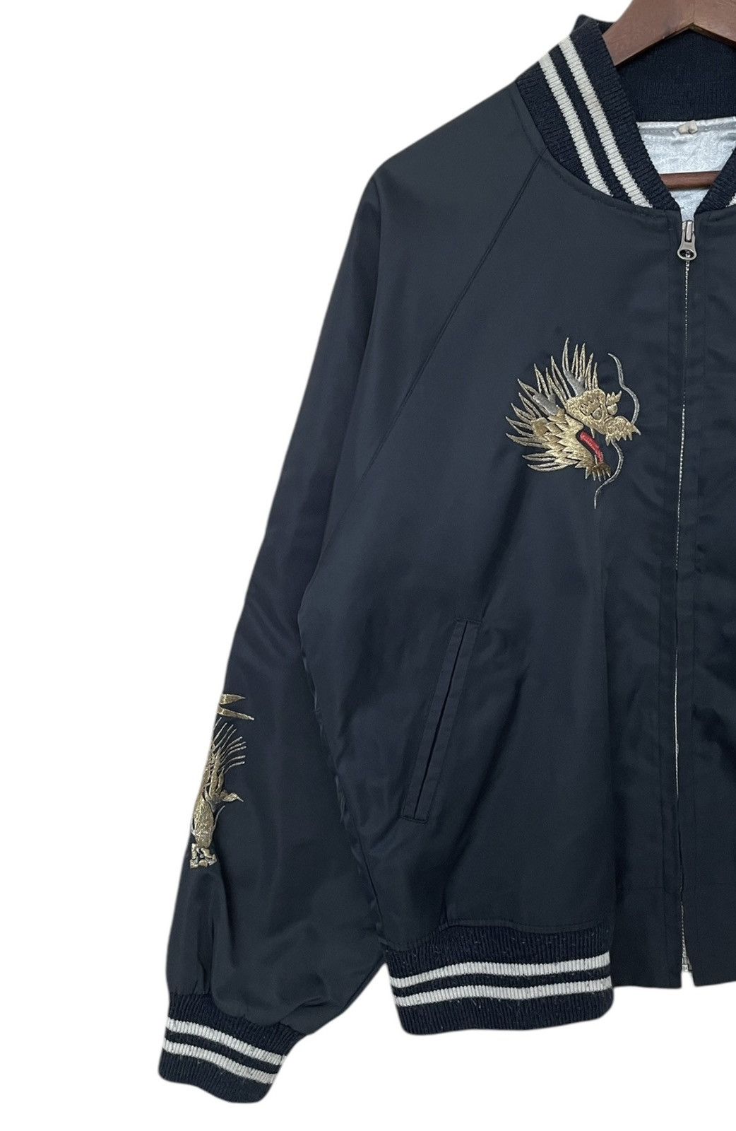Japanese Brand × Vintage Vintage Japanese Brand Sukajan Jacket 1990s Size US M / EU 48-50 / 2 - 3 Thumbnail
