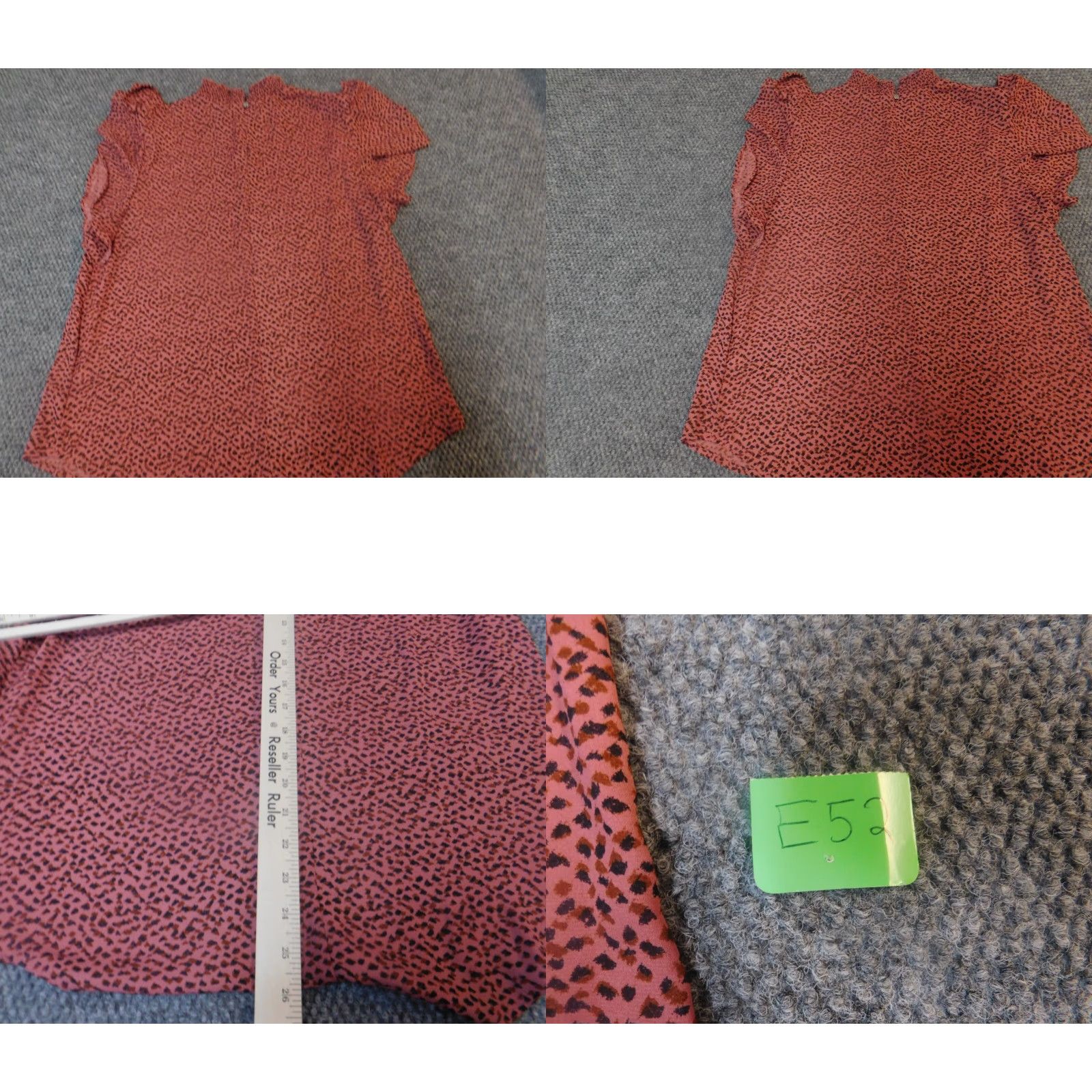 Apt. 9 Apt 9 Blouse M Women Casual Crew Neck Cotton Polyester Rayon Stretch Sleeveless Button Blue Pink Regular Non-Vintage Size M / US 6-8 / IT 42-44 - 8 Thumbnail