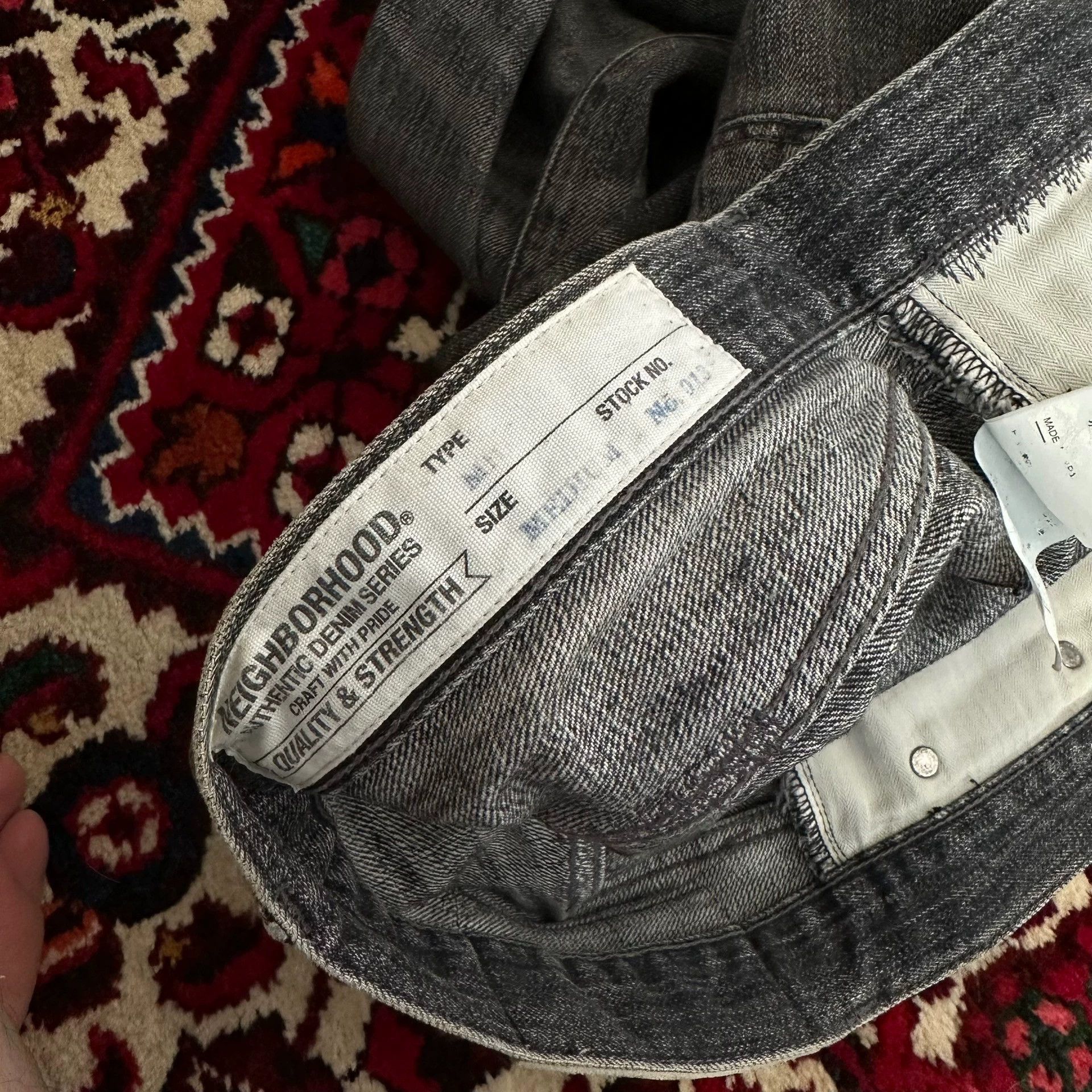 NBDN Nobrandedon NBHD 13aw mid m distressed rust jeans Size US 33 - 9 Thumbnail