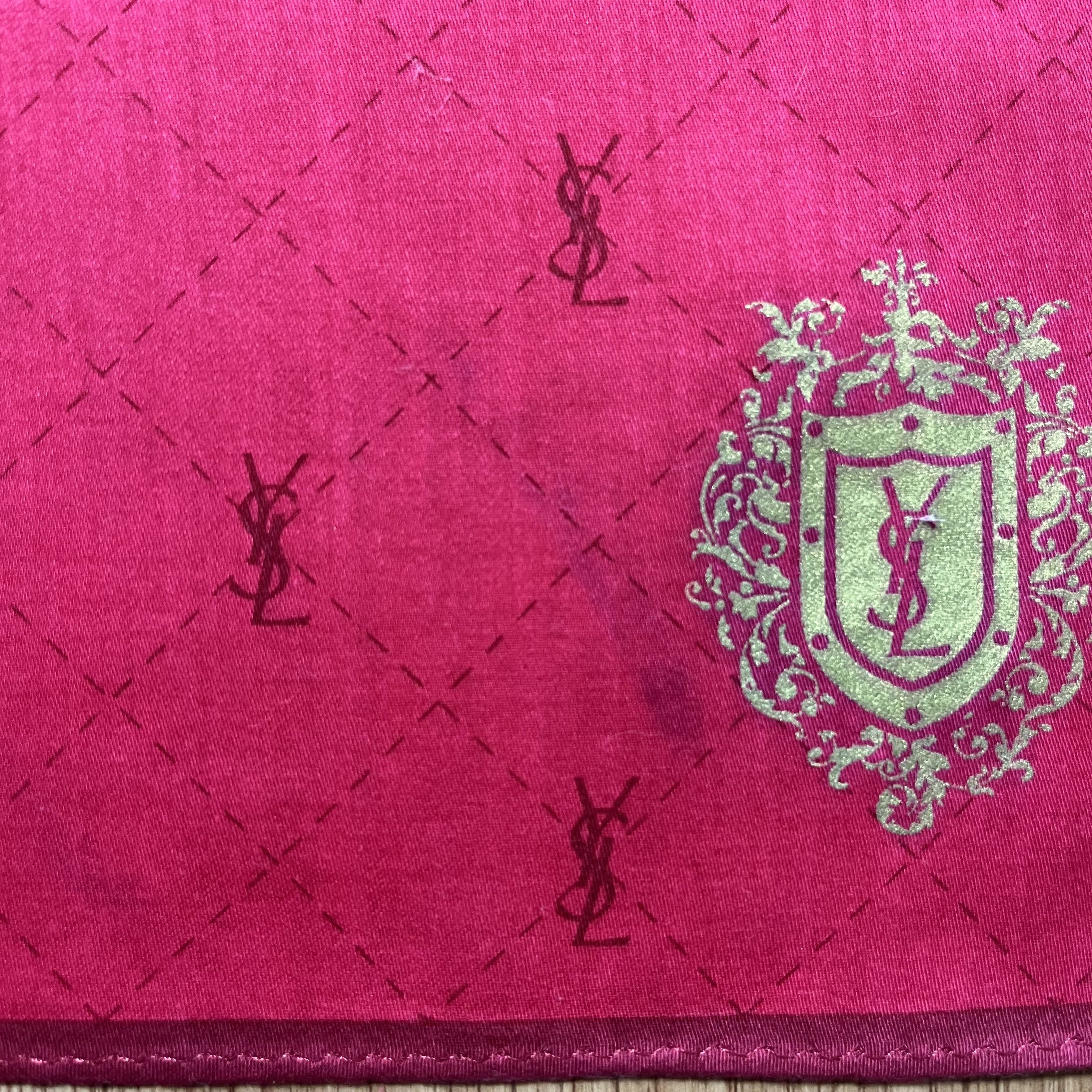 Yves Saint Laurent Vintage Yves Saint Laurent Handkerchief Size ONE SIZE - 3 Thumbnail