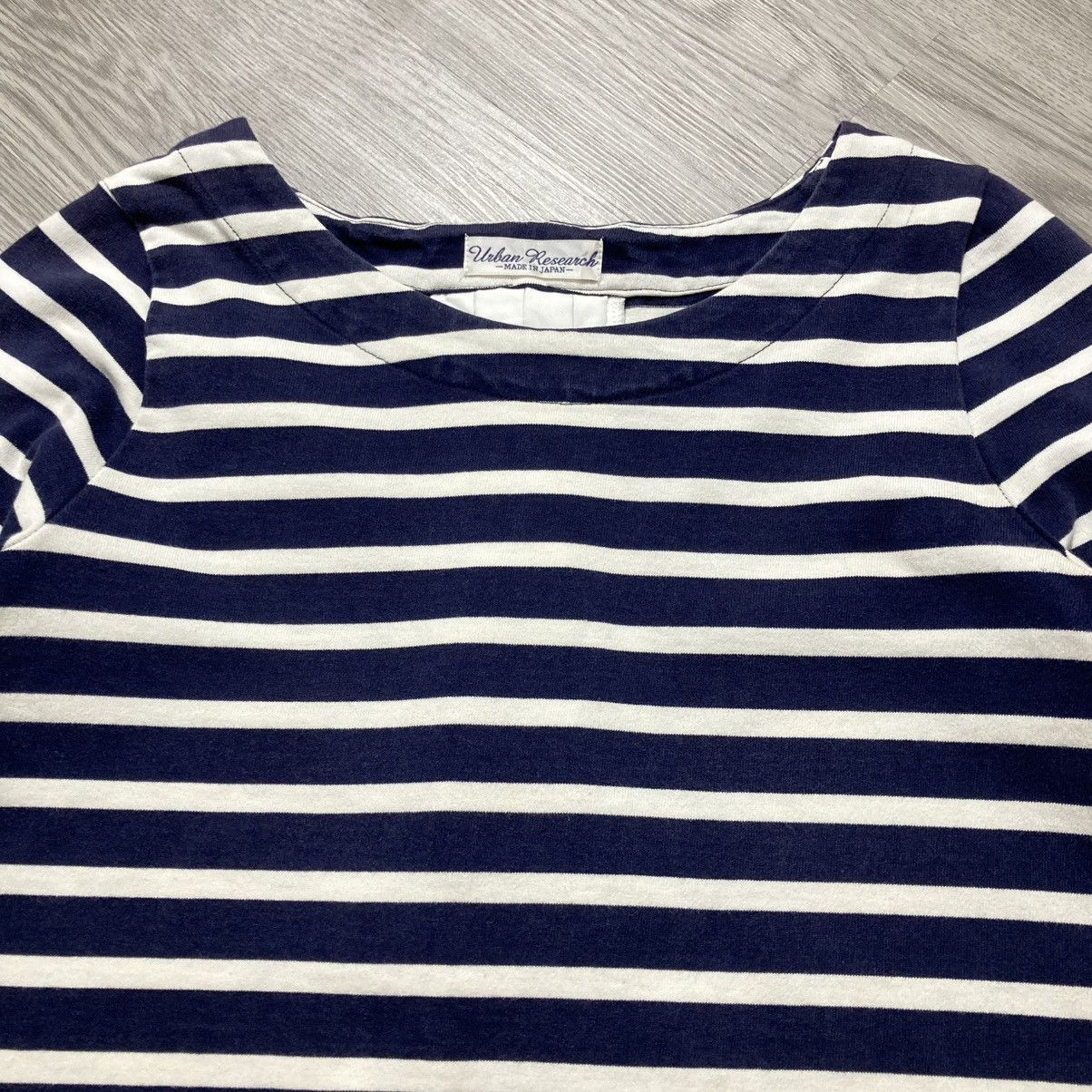 Japanese Brand 🇯🇵 2000s Urban Research Japan Longslevee Striped Designer Size M / US 6-8 / IT 42-44 - 3 Thumbnail