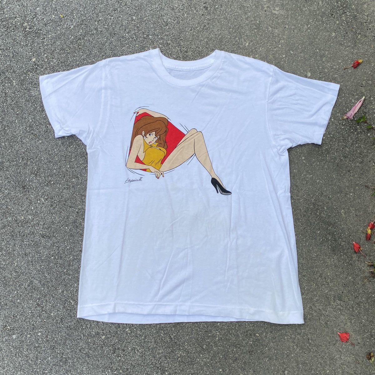 Anime × Cartoon Network × Vintage Vintage 80s Lupin The Third Anime Tee Fujiko Mine Anime Size US L / EU 52-54 / 3 - 2 Thumbnail
