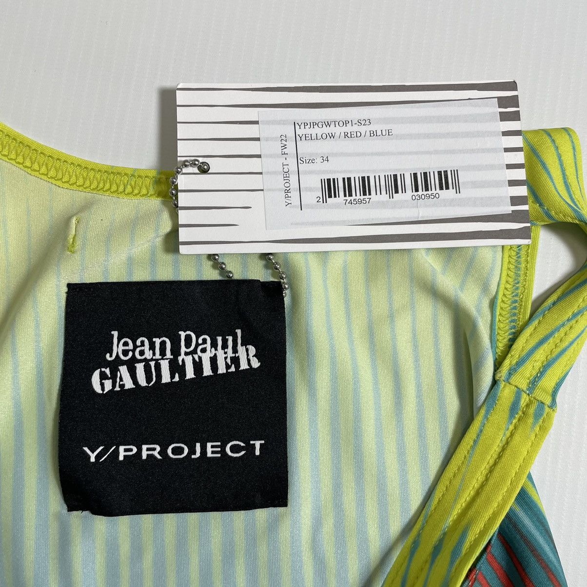 Jean Paul Gaultier × Y/Project S/S 23 Body Map Print Vest Top Size M / US 6-8 / IT 42-44 - 6 Thumbnail