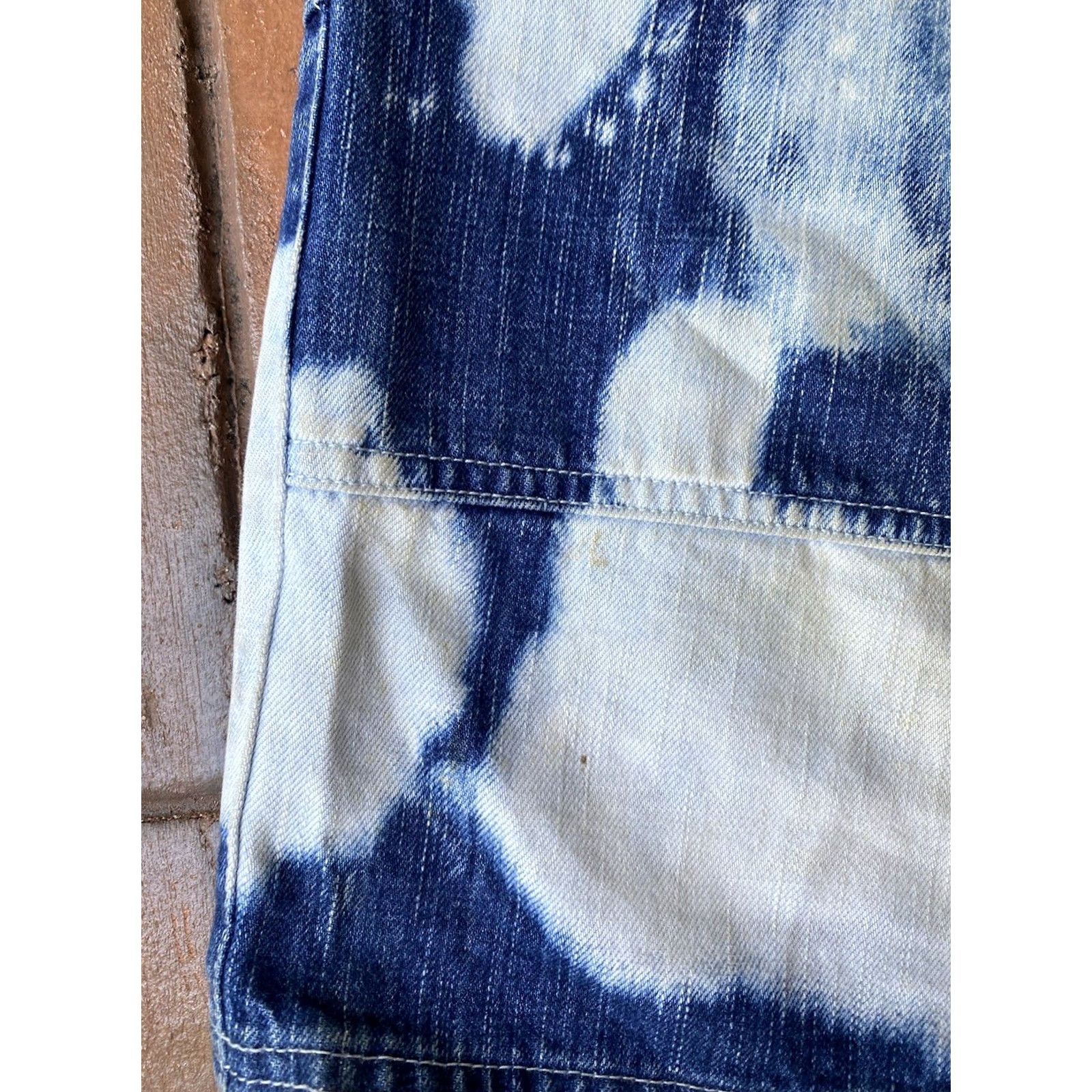 Phat Farm VINTAGE Phat Farm Baggy Long Shorts Size 40 Blue Denim Acid Wash 90s Hip Hop Mens Size US 40 / EU 56 - 6 Thumbnail