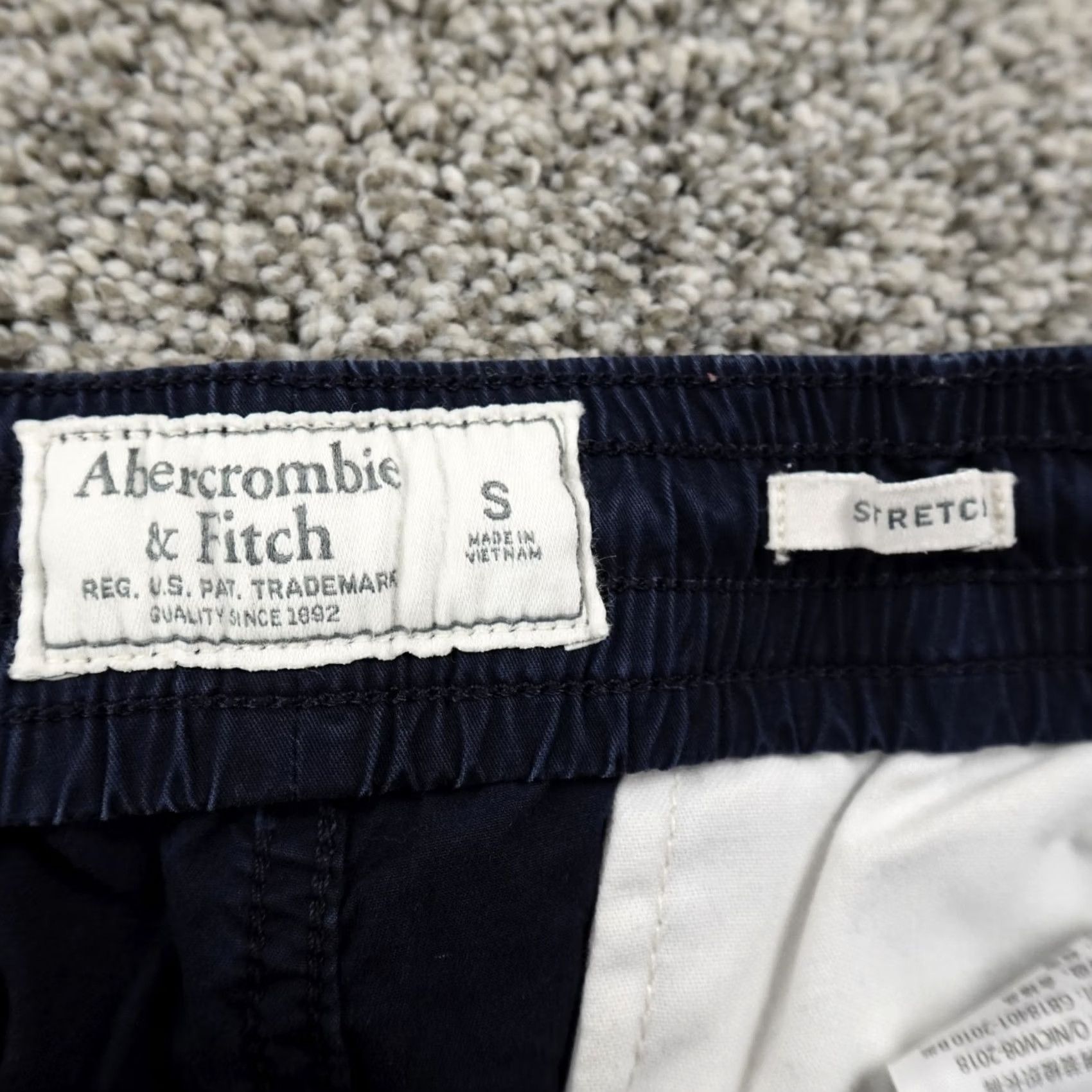 Abercrombie & Fitch Abercrombie & Fitch Pants Mens S Blue Drawstring Jogger Stretch Causal Preppy Y2K Size US 32 / EU 48 - 7 Thumbnail
