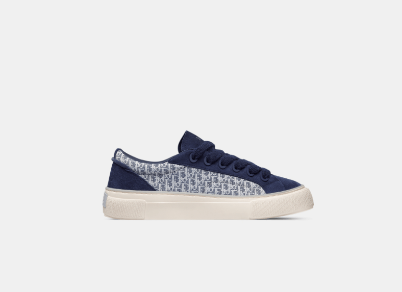 Dior o1w1db10426 3SN303 Low-Top Sneakers in Navy Blue Size US 7 / EU 40 - 1 Thumbnail