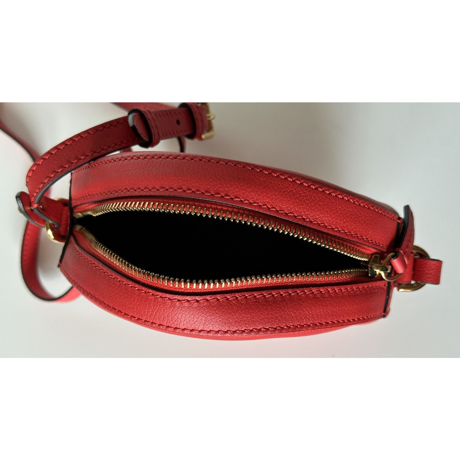 Versace Versace Medusa Head Leather Round Red Crossbody Bag DBFI050 Size ONE SIZE - 10 Thumbnail