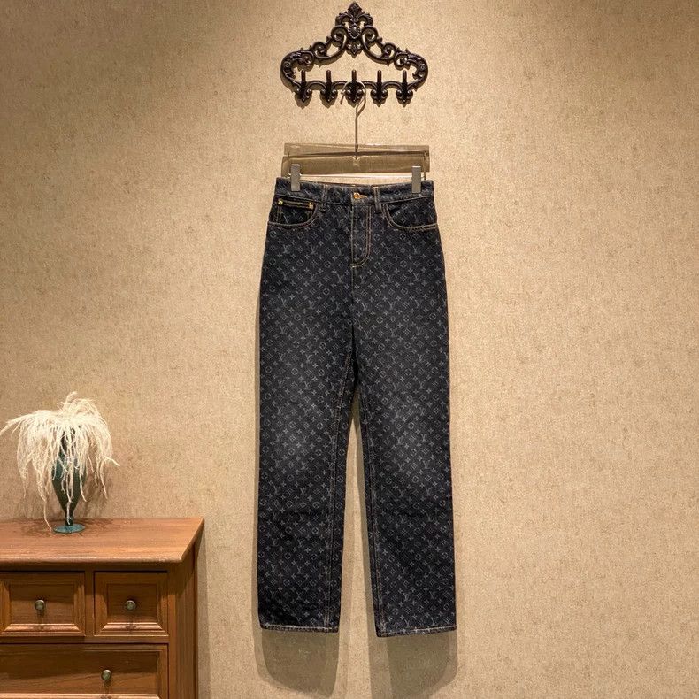 Louis Vuitton Louis Vuitton 25ss latest presbyopic full print jeans Size US 34 / EU 50 - 1 Thumbnail