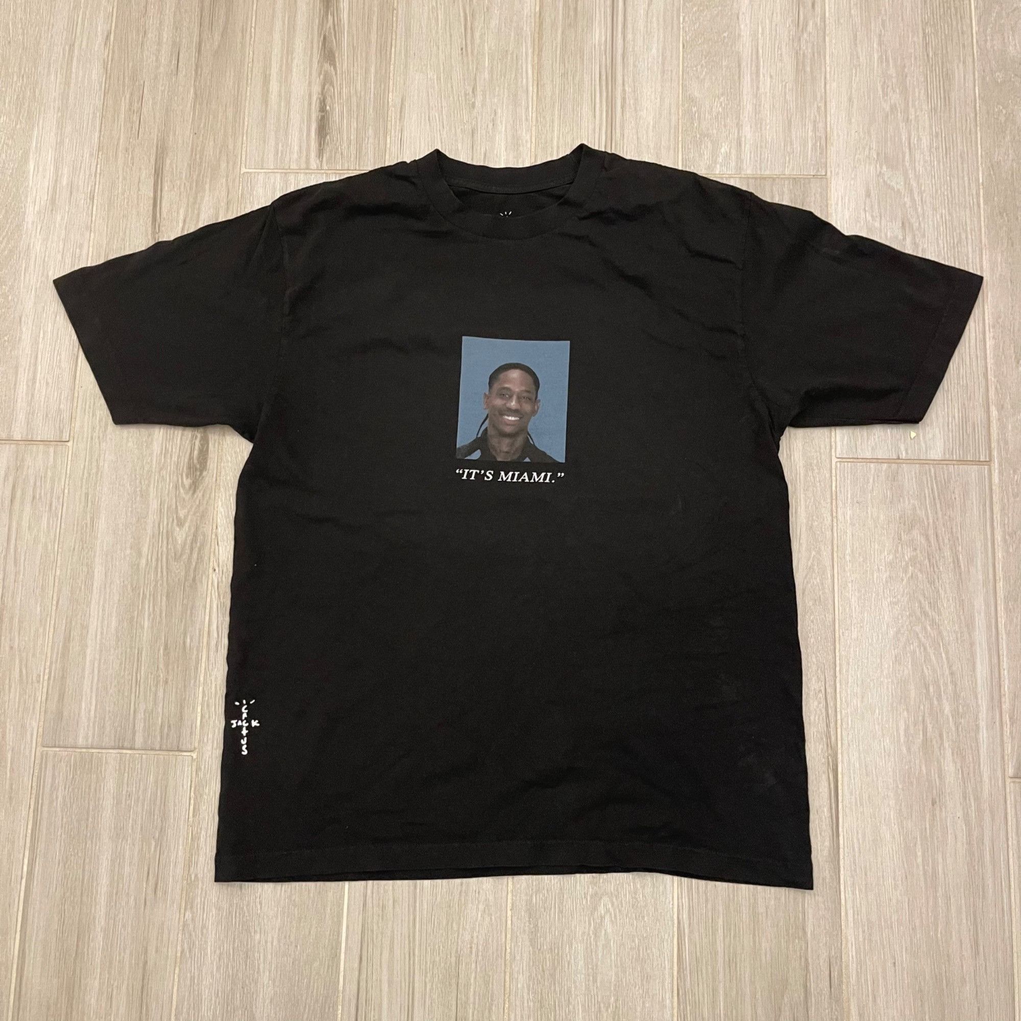 Travis Scott NEW TRAVIS SCOTT MUG SHOT MIAMI TEE SZ SMALL Size US S / EU 44-46 / 1 - 2 Thumbnail
