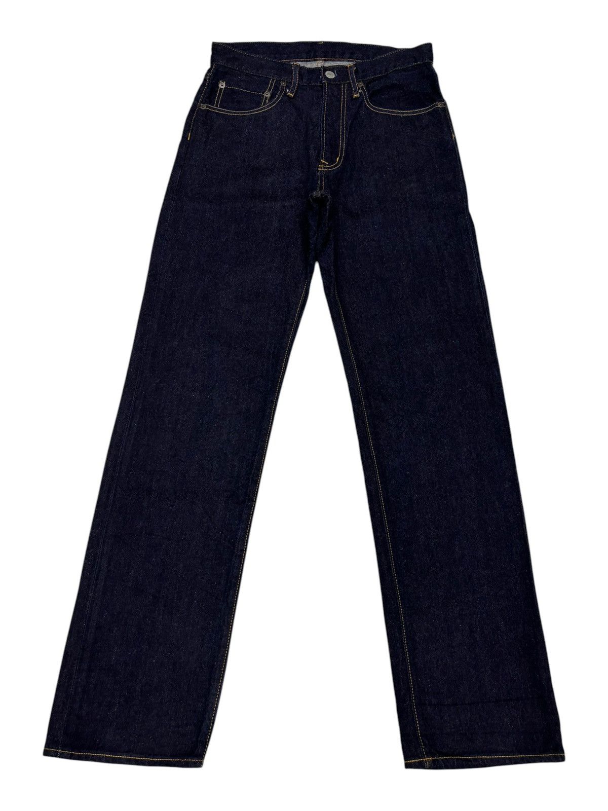 GU × Undercover GU DEAD-STOCK BLUE DENIM JEANS Size US 29 - 1 Thumbnail