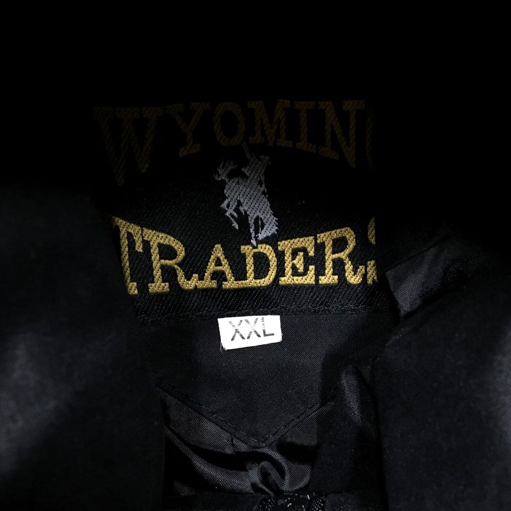 Vintage Wyoming Traders Coat Mens 2XL Black Hooded Parka Snap Front Ranch Riding Coat Rain Shirt Size US XXL / EU 58 / 5 - 7 Thumbnail