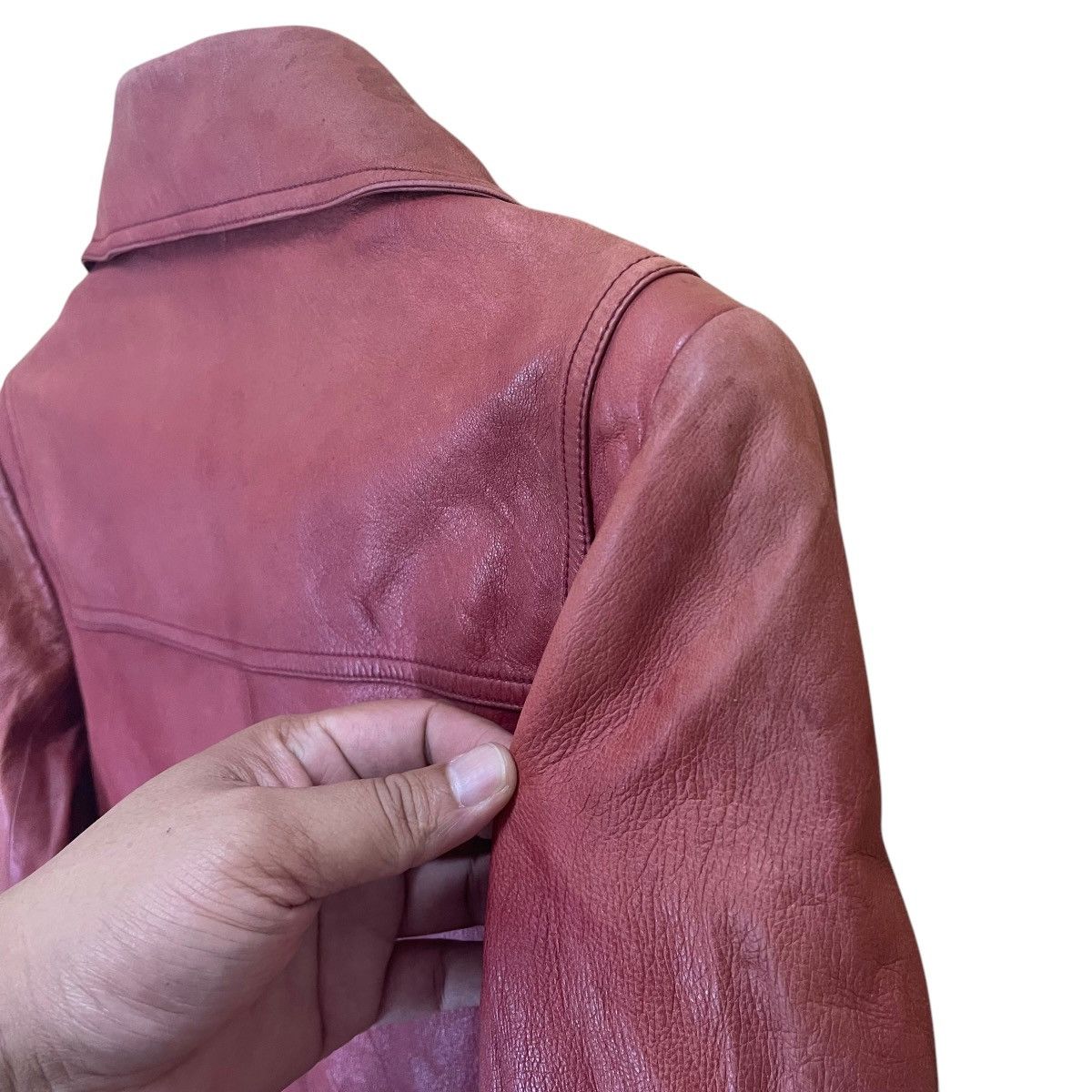 Gucci Vintage 80s Gucci Leather Jacket Made In Italy Size Small Size US S / EU 44-46 / 1 - 16 Thumbnail