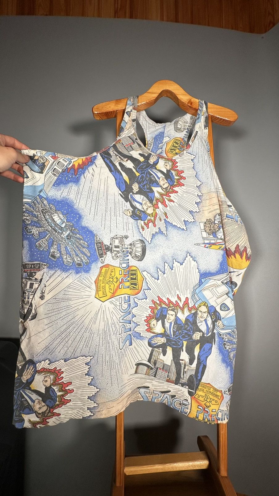 Vintage 1995 space precincts limited vintage jersey 🔥 Size US XL / EU 56 / 4 - 10 Thumbnail