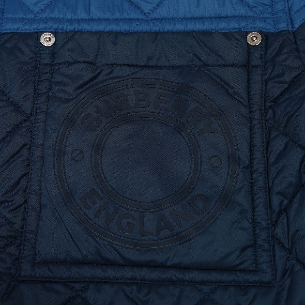 Burberry Burberry Quilted Jacket Two Tones Block Recycled Nylon Blue Size US M / EU 48-50 / 2 - 13 Thumbnail