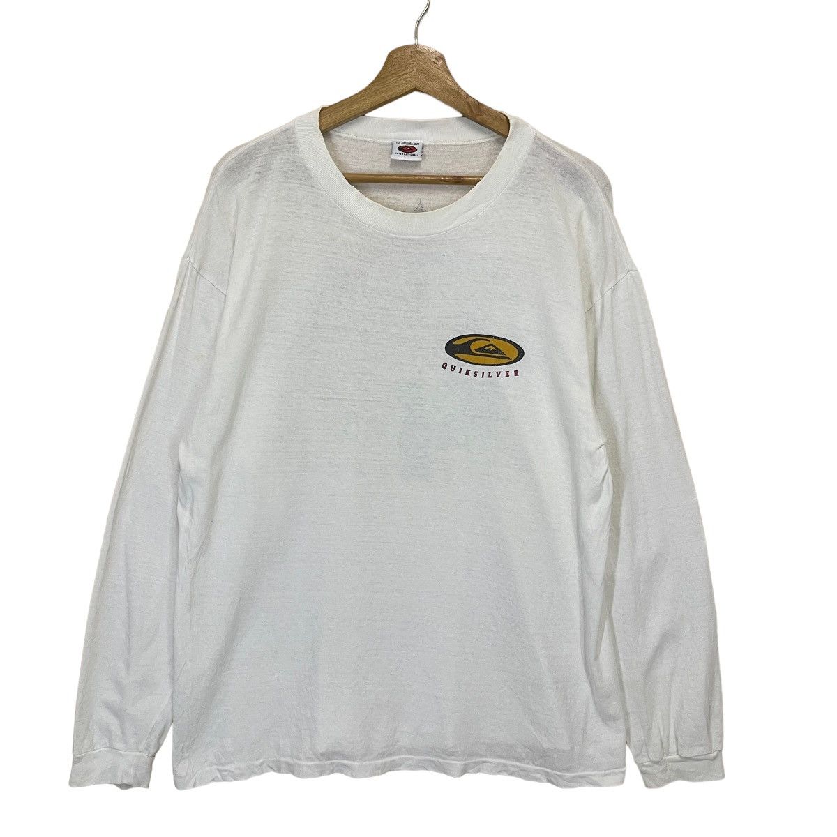 Billabong Vintage 90s Quiksilver Big Logo Longsleeve Tee Size US M / EU 48-50 / 2 - 6 Thumbnail