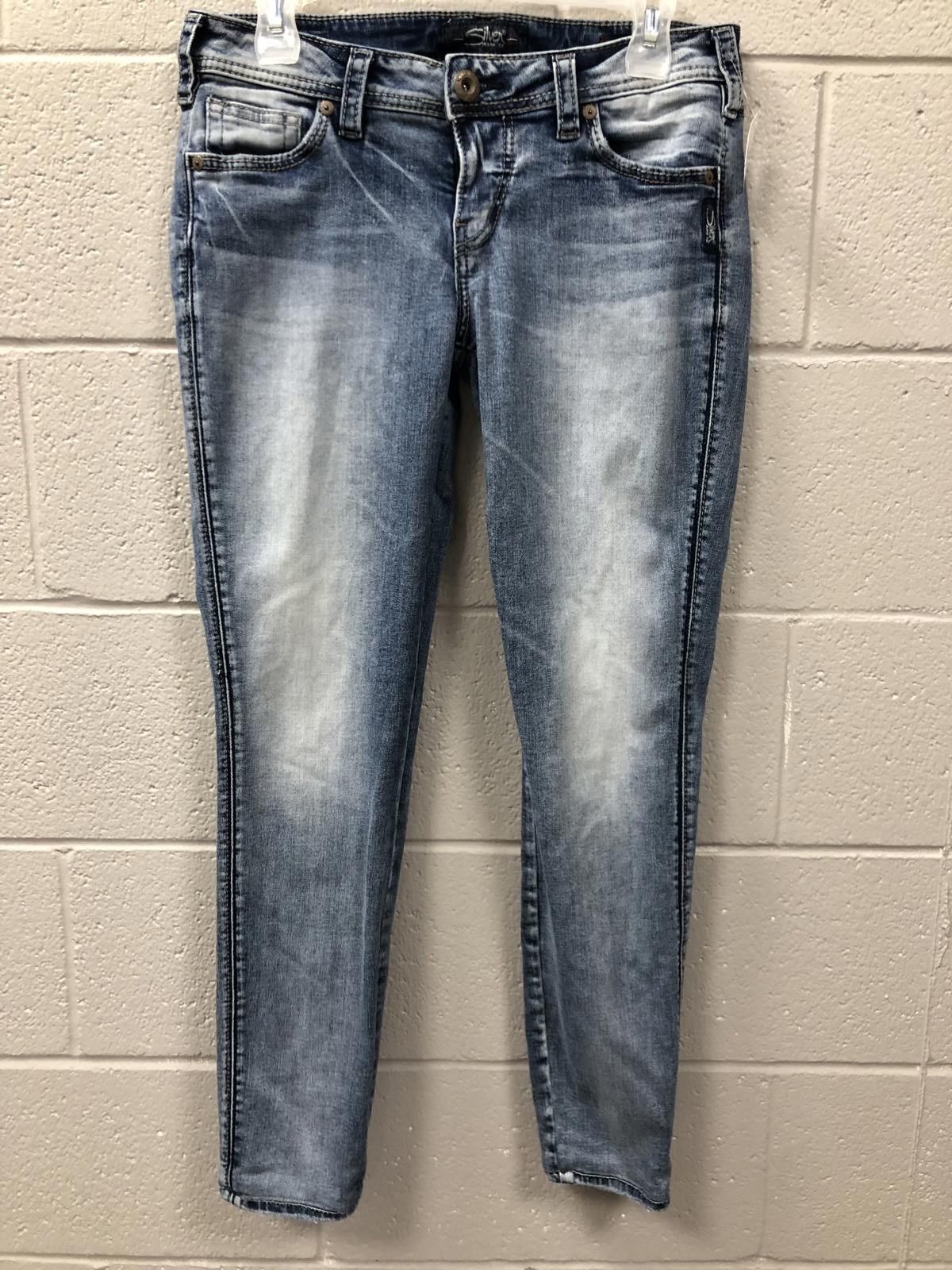 Silver Jeans Co. Silver Jeans Co. Denim Motion Women's Slim Fit Jeans Size 28" / US 6 / IT 42 - 1 Thumbnail