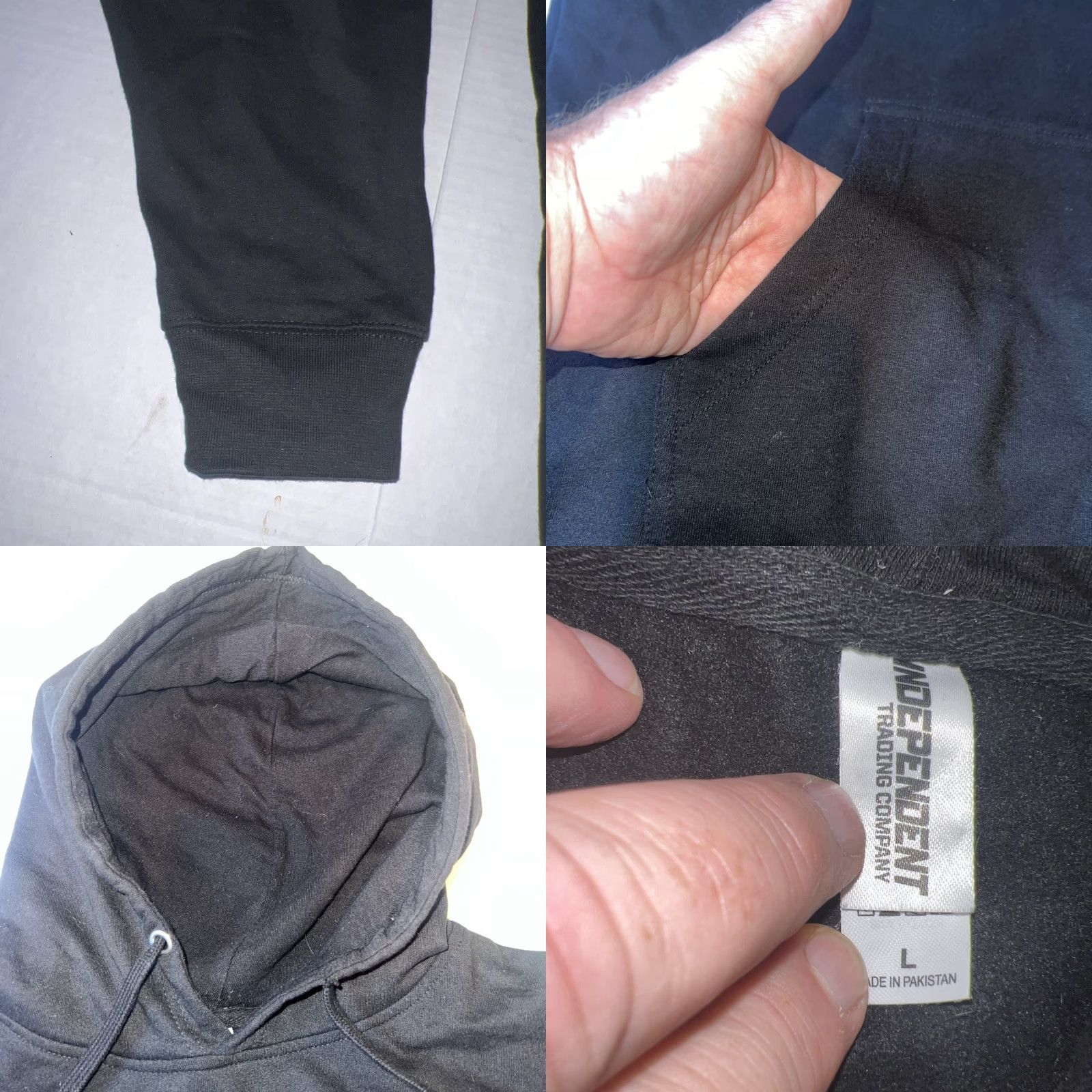 Vintage Rare Meta Facebook Oculus Start Logo Sweatshirt Hoodie L Black New Mens Regular Pullover Hooded Graphic Print Tech Geek Size US L / EU 52-54 / 3 - 8 Thumbnail
