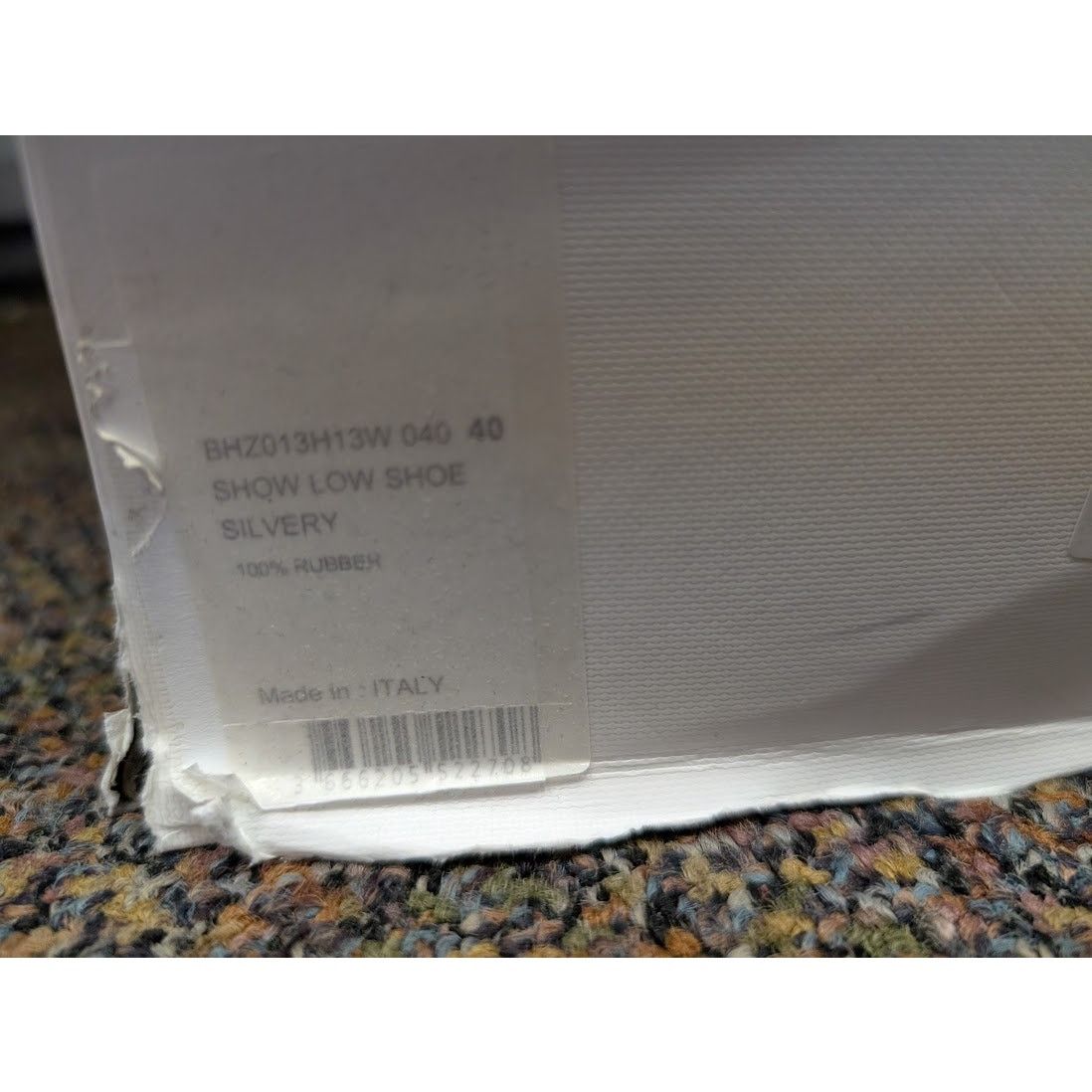 Givenchy o1rshd1 Show Low Shoe Boots in Silvery Size US 7 / EU 40 - 17 Thumbnail