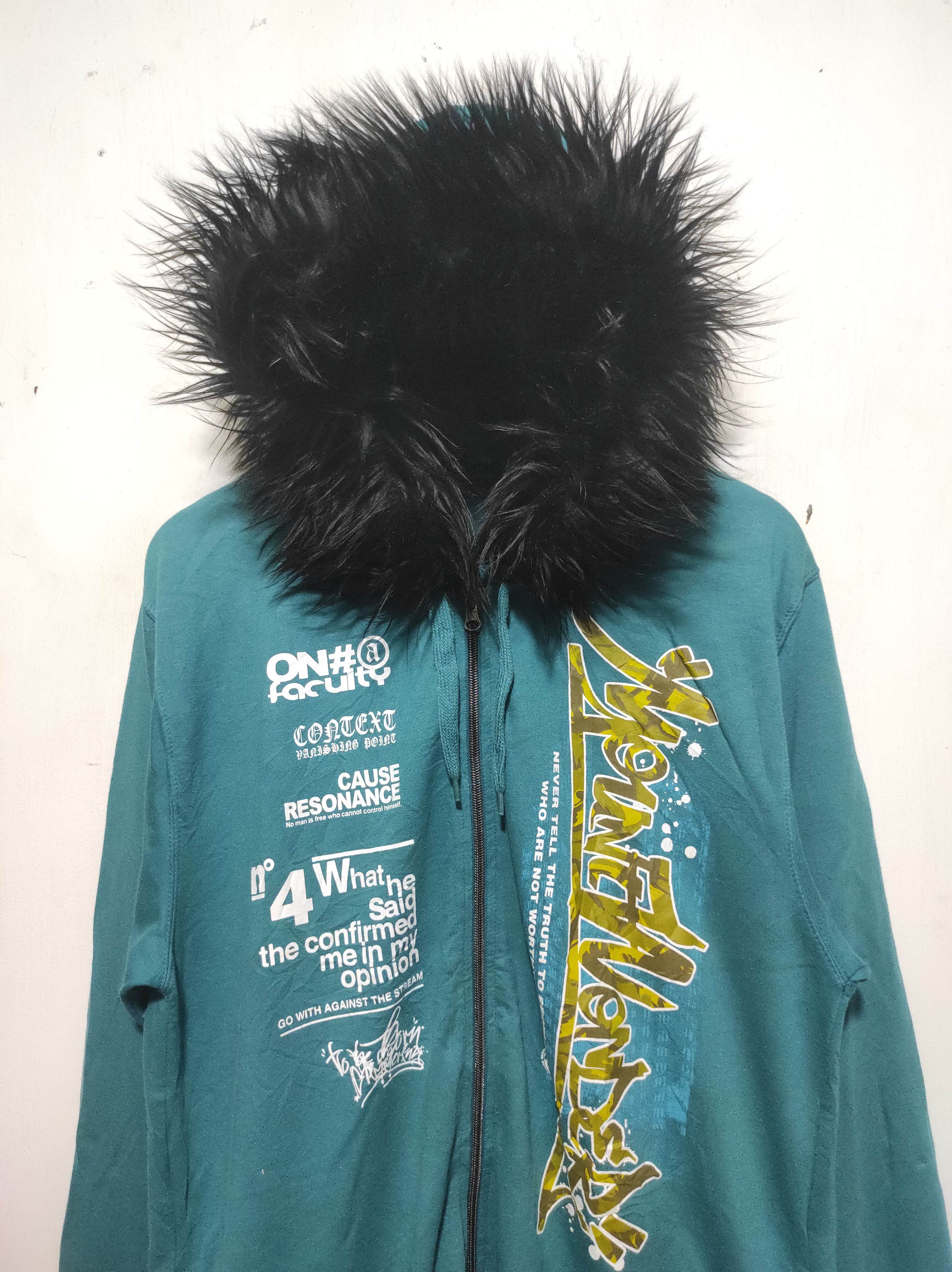 Le Grande Bleu (L.G.B.) Double Focus Zip Fur Hoodie LGB IfSixWasNine style Size US L / EU 52-54 / 3 - 3 Thumbnail