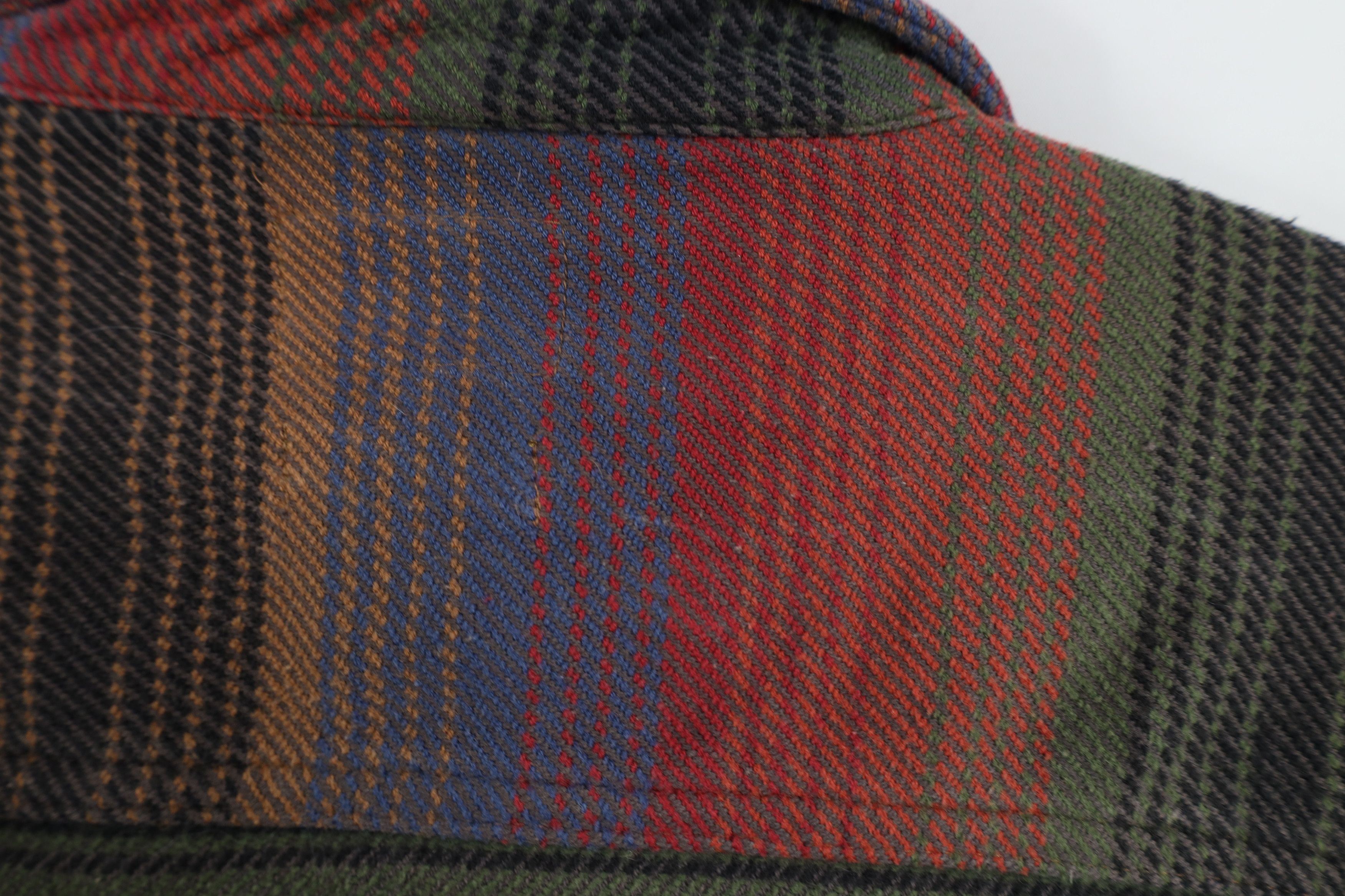 Vintage Vintage 90s Streetwear Heavy Button Shirt Rainbow Striped Size US XXL / EU 58 / 5 - 12 Thumbnail