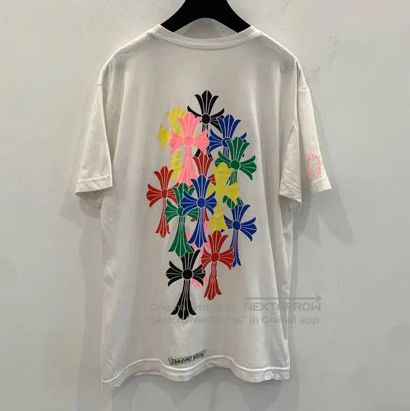 Chrome Hearts Chrome Hearts White Cotton Graphic T-Shirt . Size M / US 6-8 / IT 42-44 - 1 Thumbnail