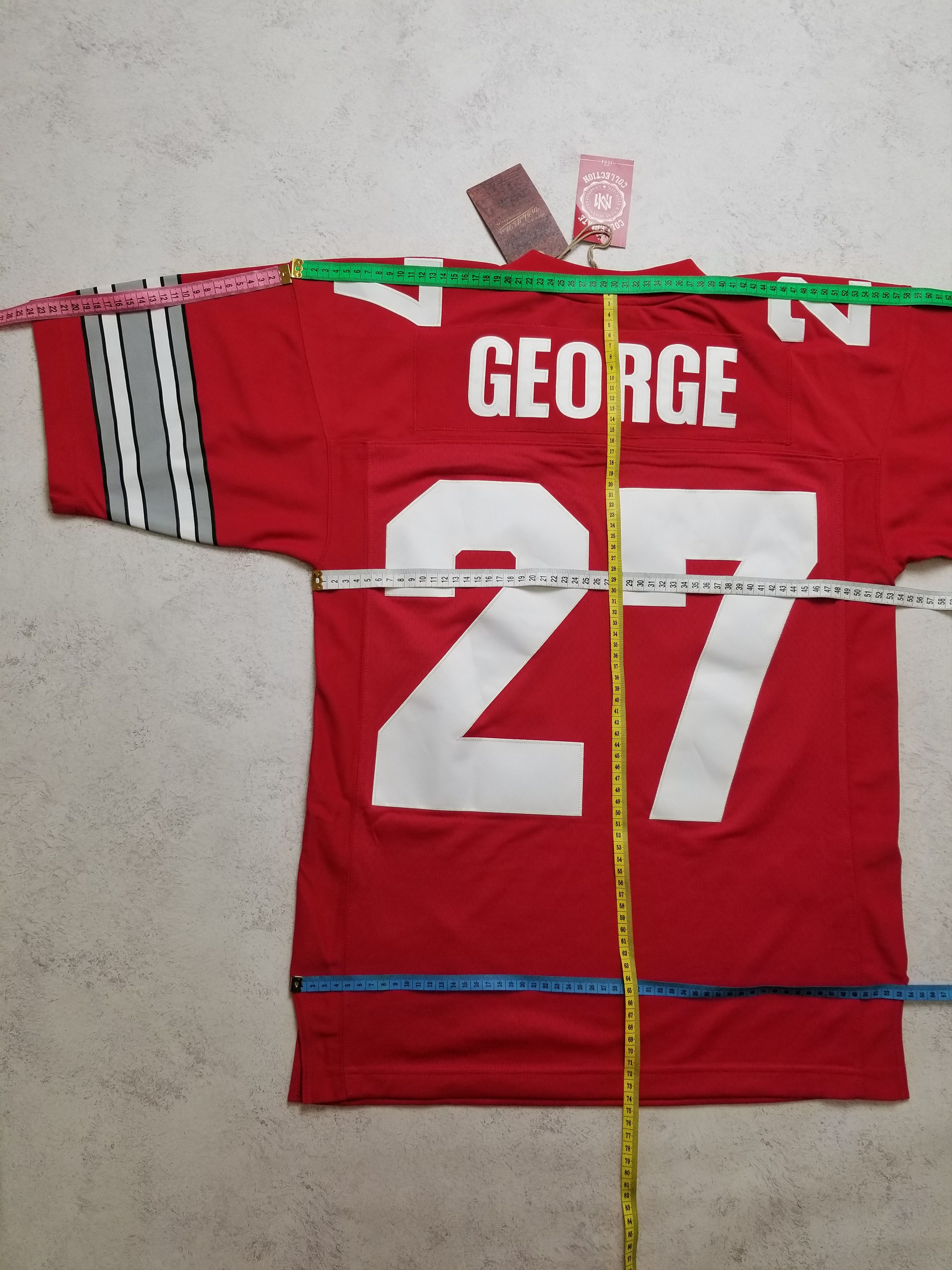 Mitchell & Ness NCAA FOOTBALL JERSEY OHIO STATE BUCKEYES 1995 EDDIE GEORGE Size US M / EU 48-50 / 2 - 2 Thumbnail