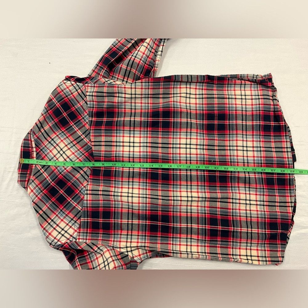 Other ROEBUCK & CO Vtg Red Plaid Western Yoke Pearl Snap Shirt Size US M / EU 48-50 / 2 - 7 Thumbnail