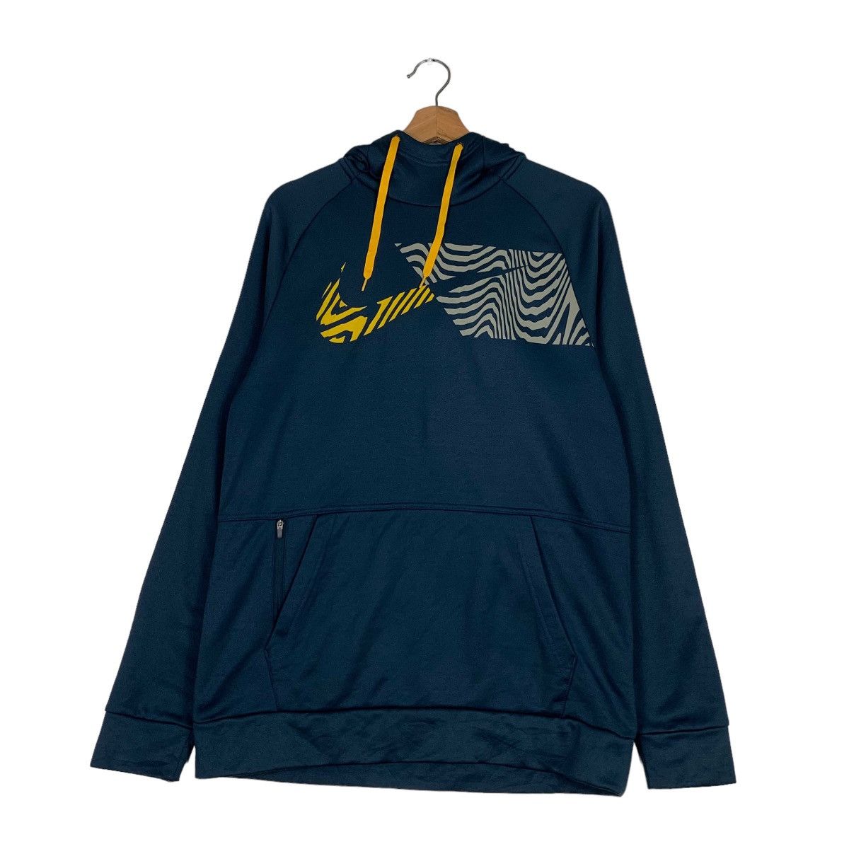 Nike NIKE Dri-Fit Big Swoosh Logo Pullover Hoodies #0696-C32 Size US M / EU 48-50 / 2 - 1 Thumbnail