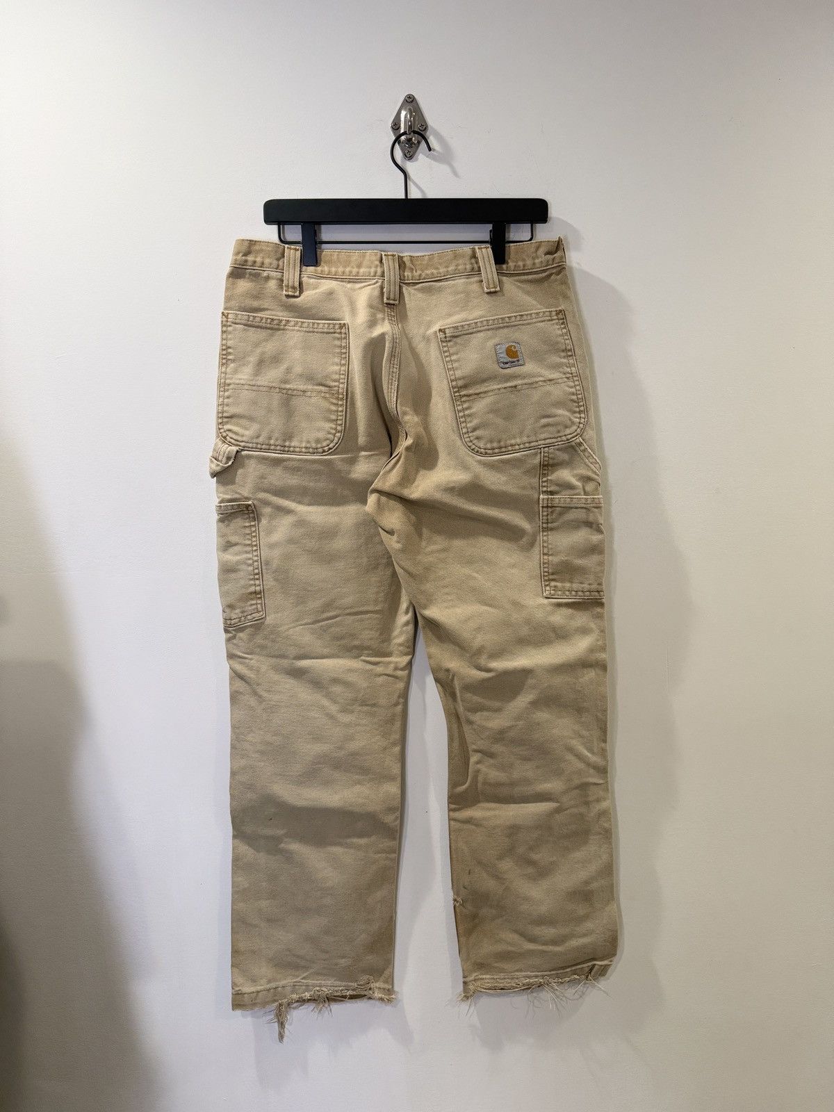Carhartt Carhartt Relaxed Fit Double Knee Work Pants Faded Tan Size US 32 / EU 48 - 3 Thumbnail