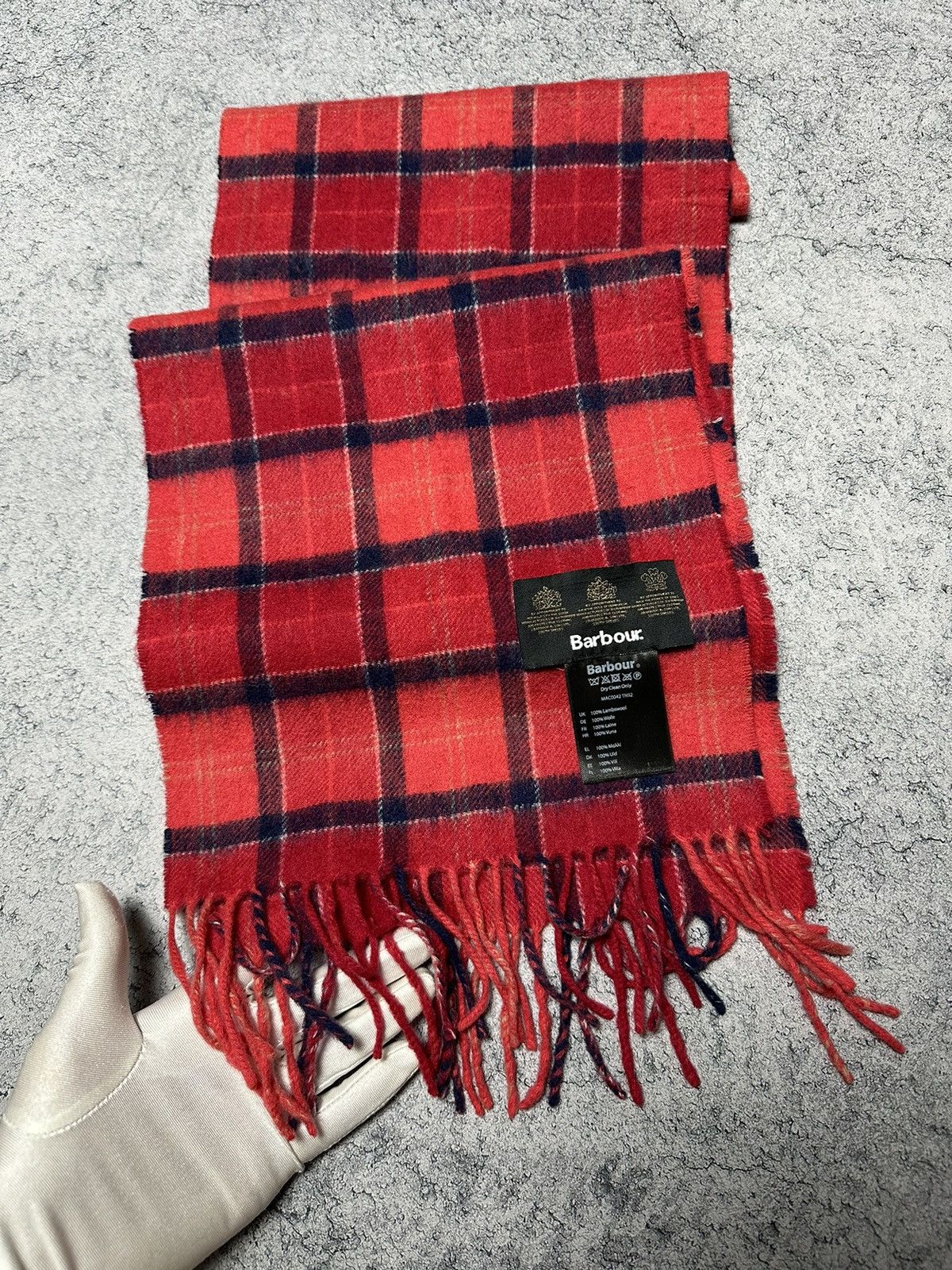 Barbour Barbour Lambswool Tartan Scarf Size ONE SIZE - 5 Thumbnail