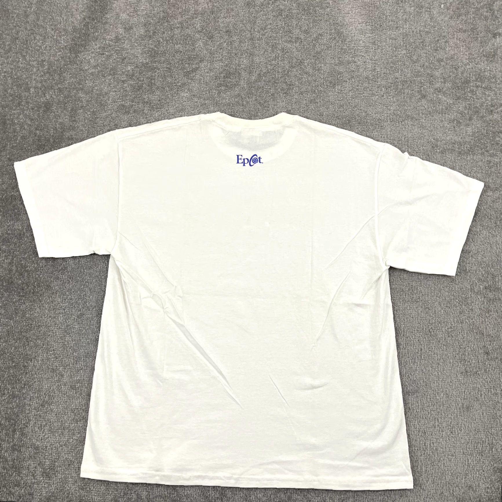 Disney VINTAGE Disney T-Shirt Mens Large White Retro 2000s Epcot Dream Graphic Tee Y2K NOS Size US L / EU 52-54 / 3 - 7 Thumbnail