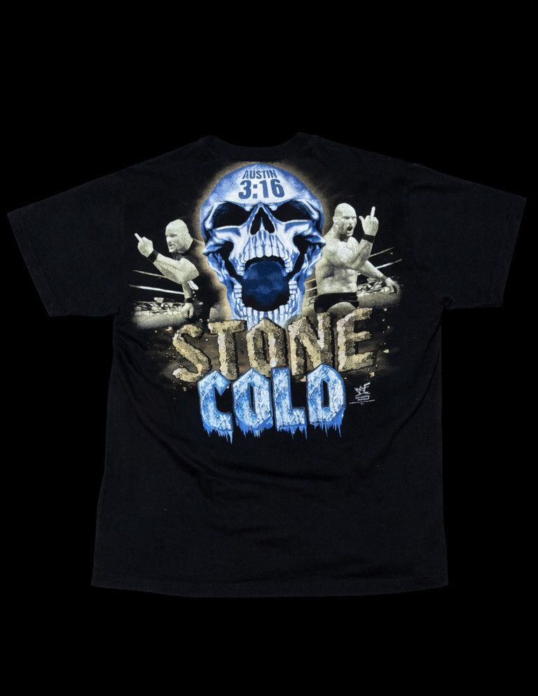 Vintage 1998 WWF ONE TOUGH S.O.B! STONE COLD T-SHIRT Size US S / EU 44-46 / 1 - 1 Thumbnail