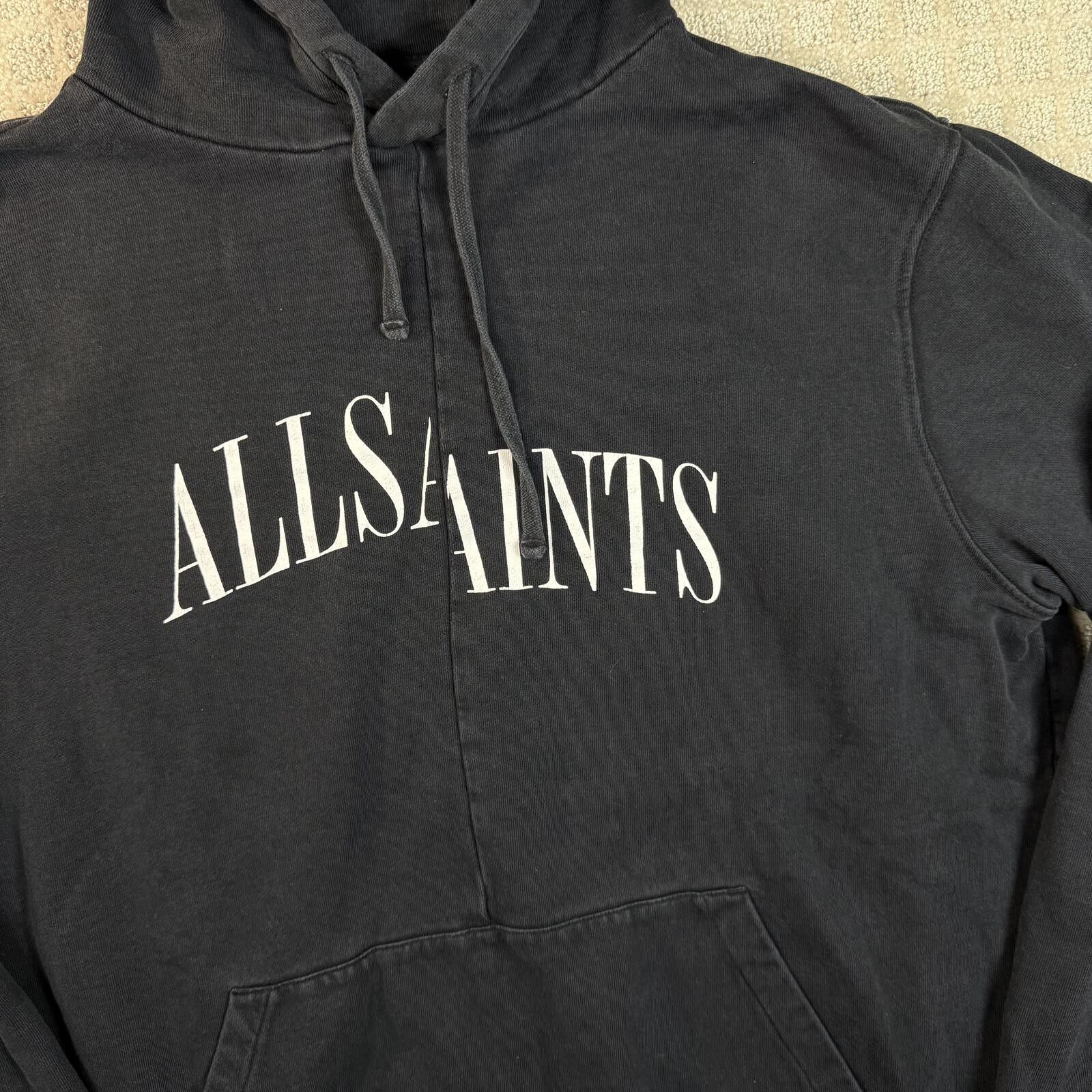 Allsaints AllSaints Boxy Fit Pullover Hoodie Black Small Size US S / EU 44-46 / 1 - 2 Thumbnail