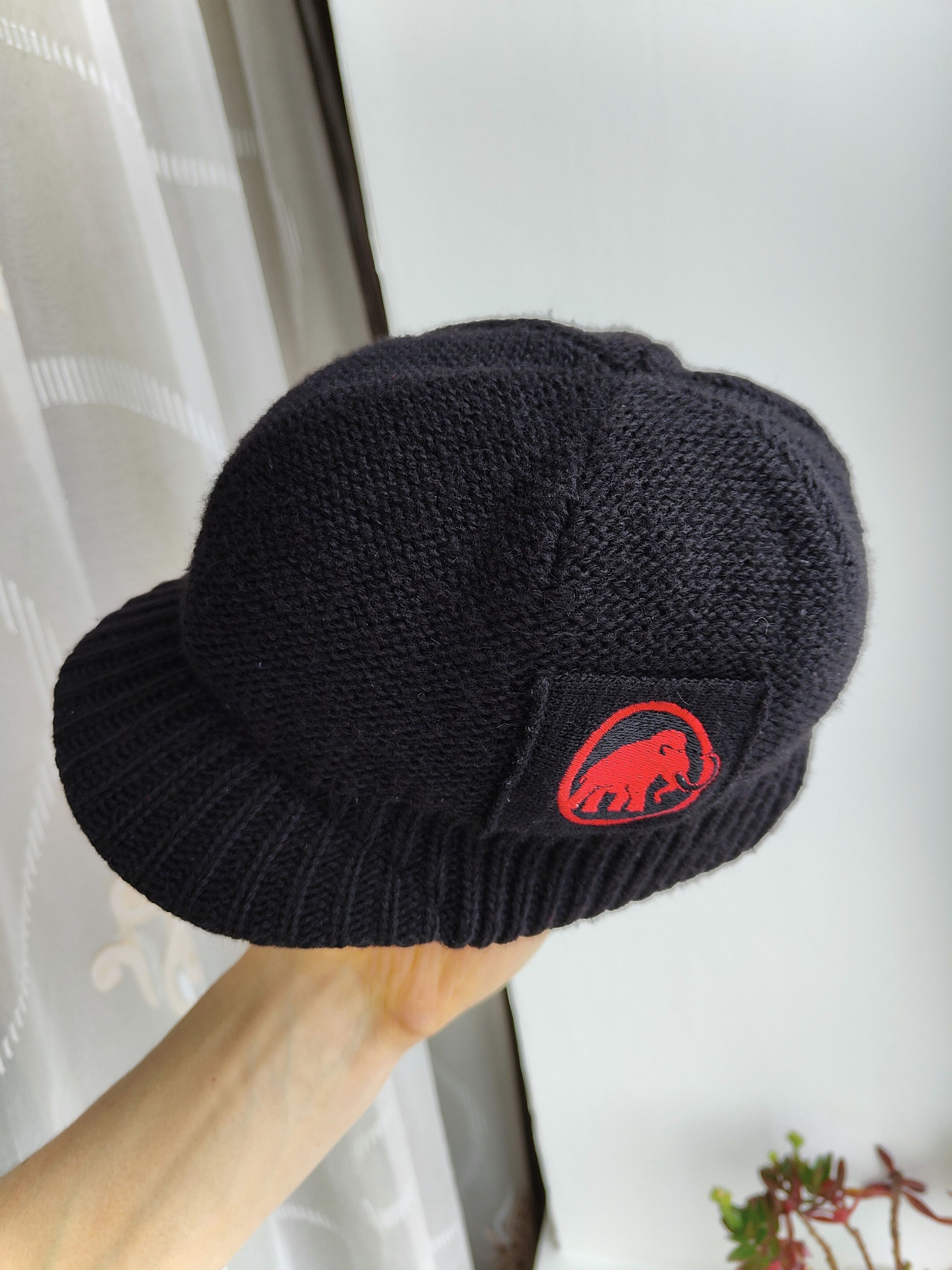 Mammut Vintage Mammut Visor Beanie Knitted Hat Jeep Cap Peaked Hat Size ONE SIZE - 5 Thumbnail