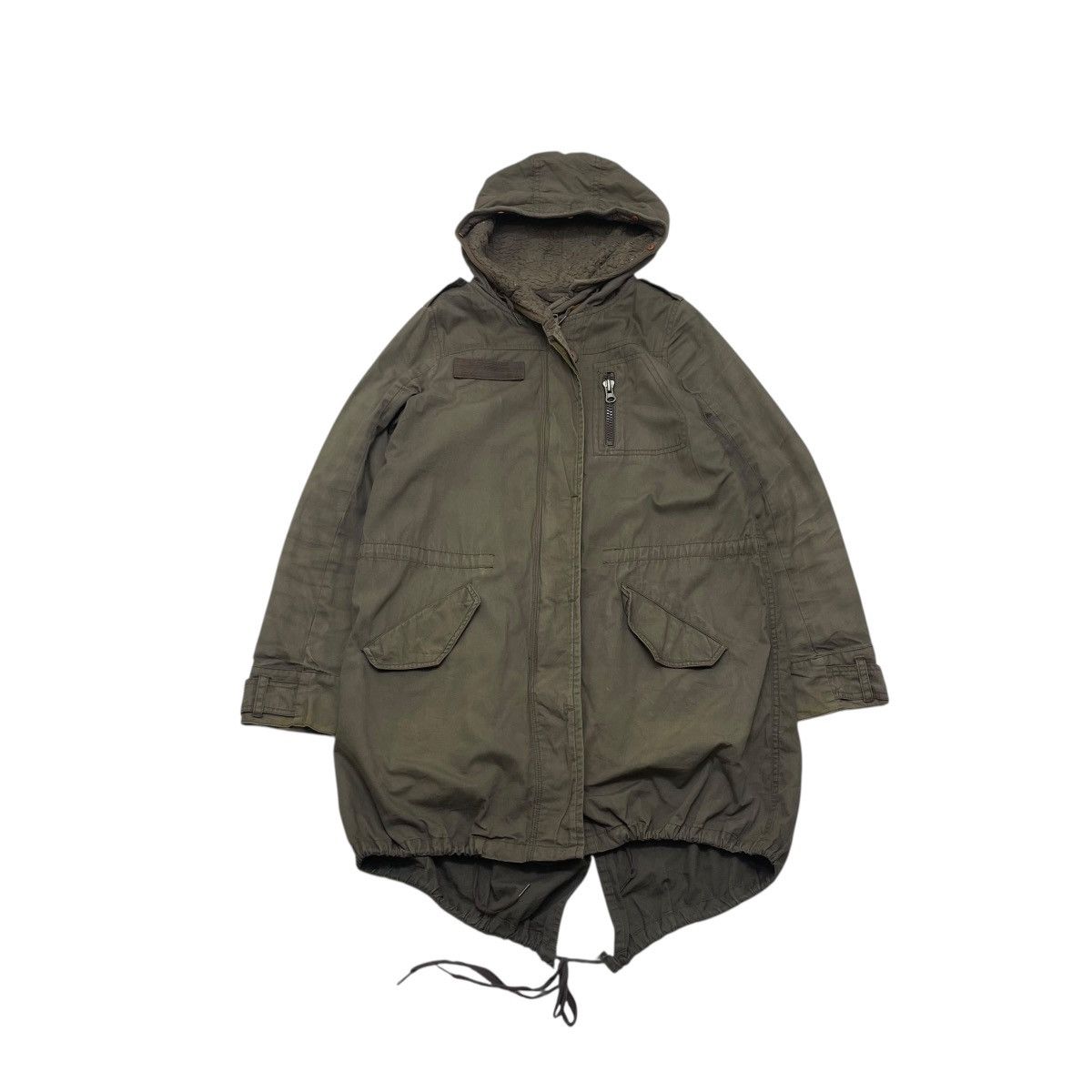 If Six Was Nine 💥Vintage Sunfaded GOA Parka Fishtail Jacket Size M / US 6-8 / IT 42-44 - 1 Thumbnail