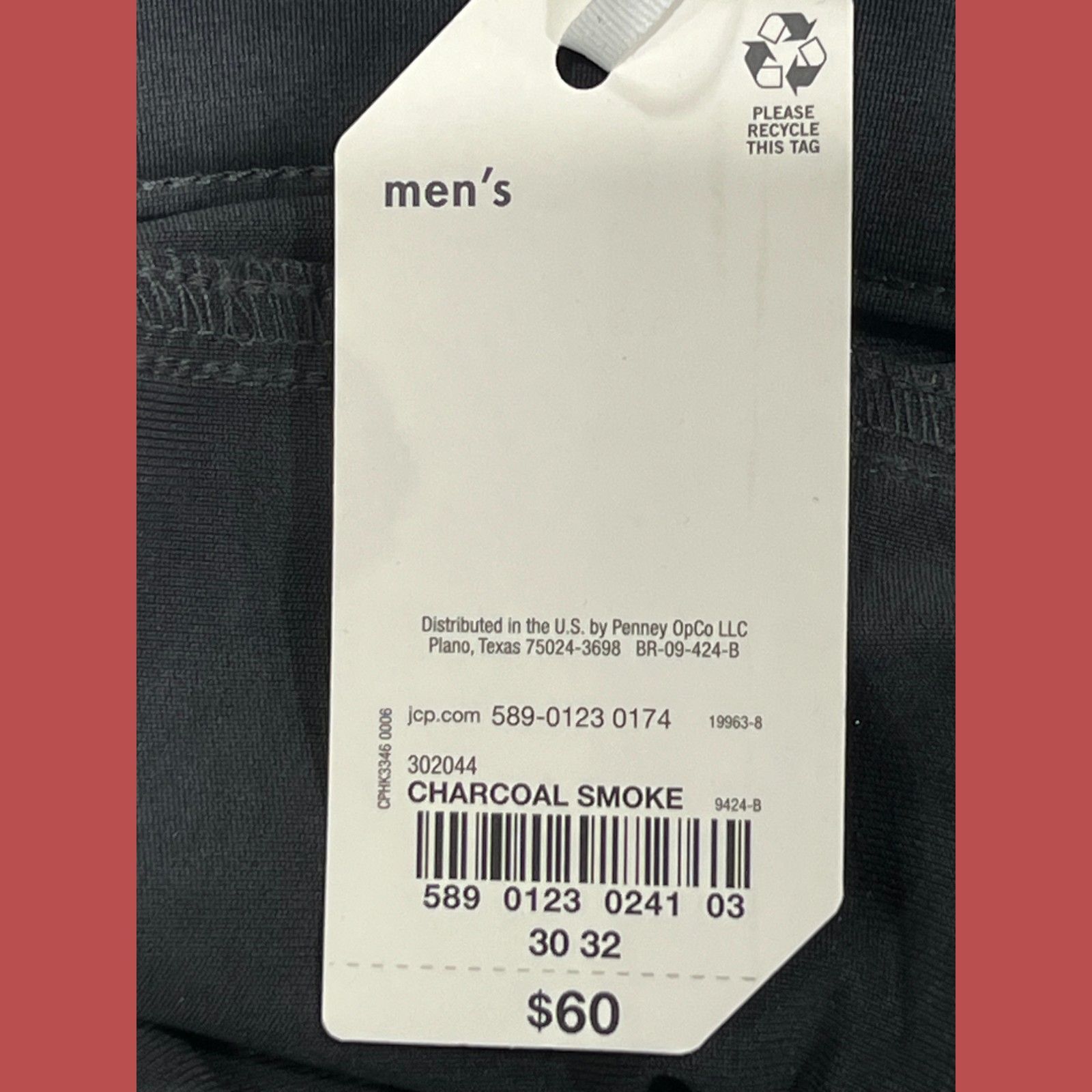 Other Stylus - 5 Pockets Mens Slim Fit Flat front Pant - Gray - 3 Size US 30 / EU 46 - 11 Thumbnail