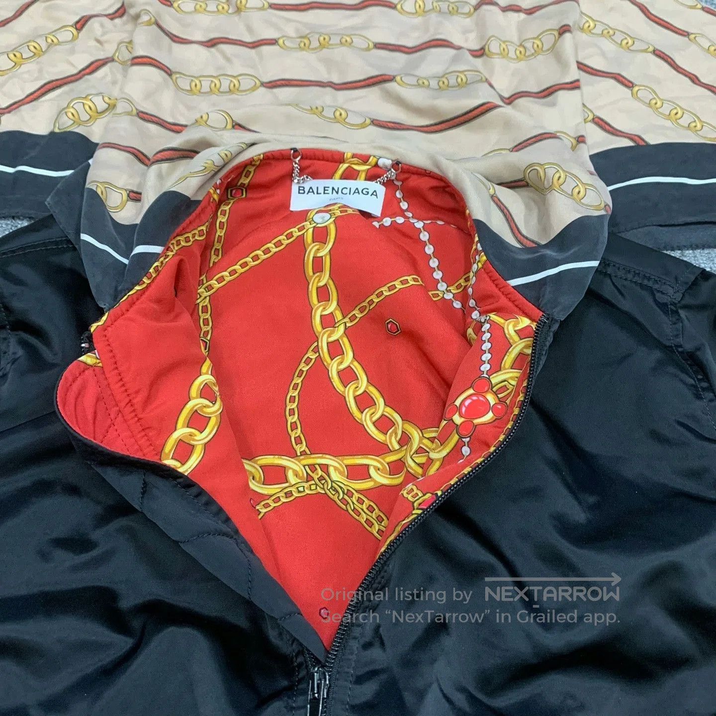 Balenciaga balenciaga black silk scarf bomber jacket. Size US S / EU 44-46 / 1 - 8 Thumbnail