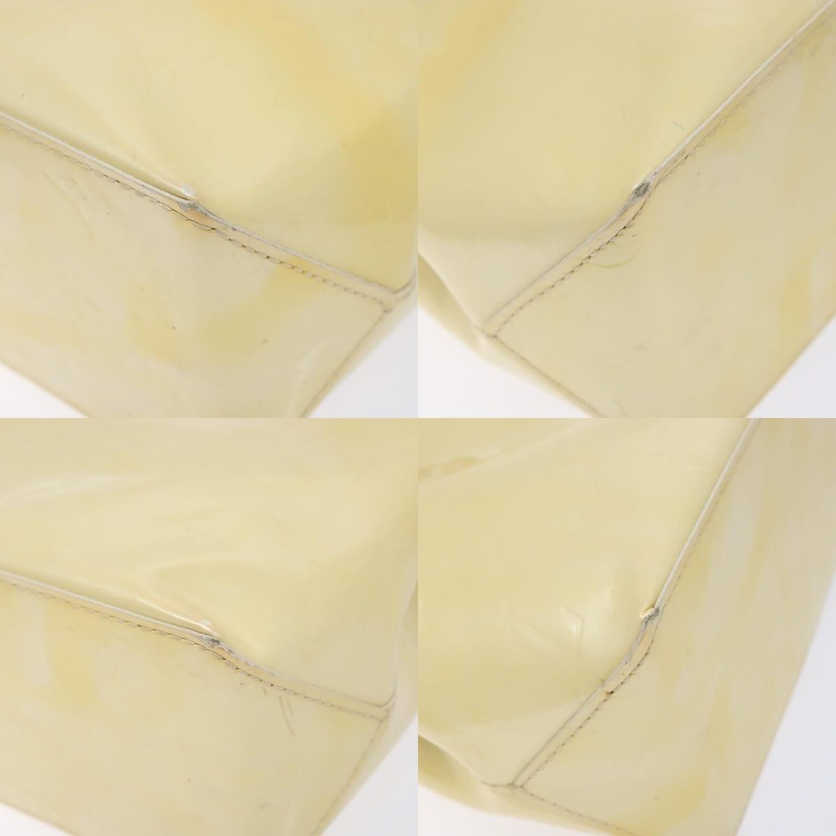Louis Vuitton LOUIS VUITTON Monogram Vernis Reade PM Hand Bag Perle M91336 Size ONE SIZE - 10 Thumbnail