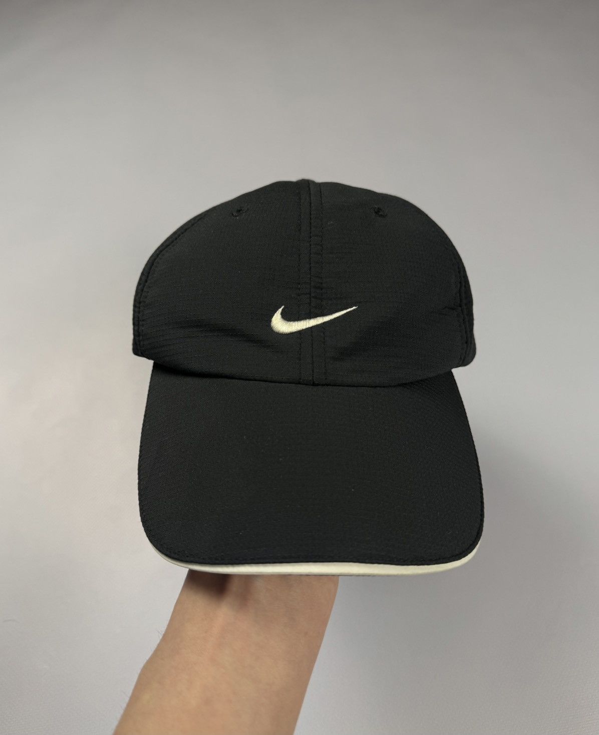 Nike Vintage Nike Swoosh Y2K Cap Hat Size ONE SIZE - 1 Thumbnail