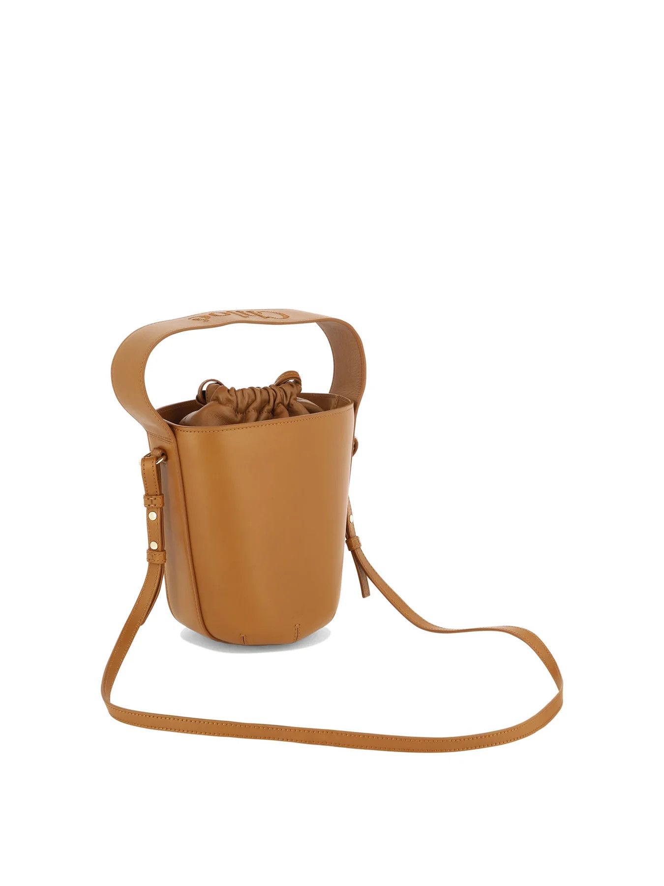 Chloe o1loc1c1024 Size: OS / Sense Small Bucket Bag in Caramel Size ONE SIZE - 2 Thumbnail
