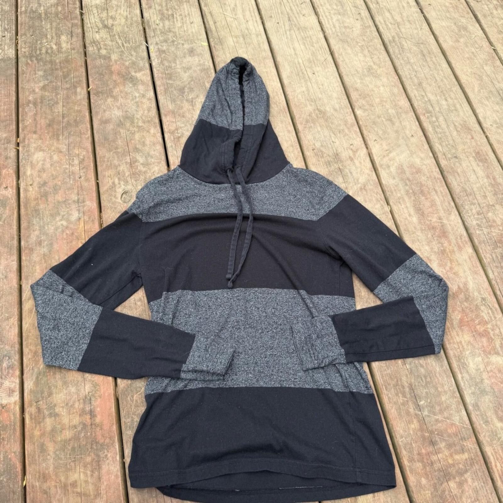 Other Prince & Fox Mens XS Striped Long Sleeve Hooded T-Shirt Size US XS / EU 42 / 0 - 2 Thumbnail